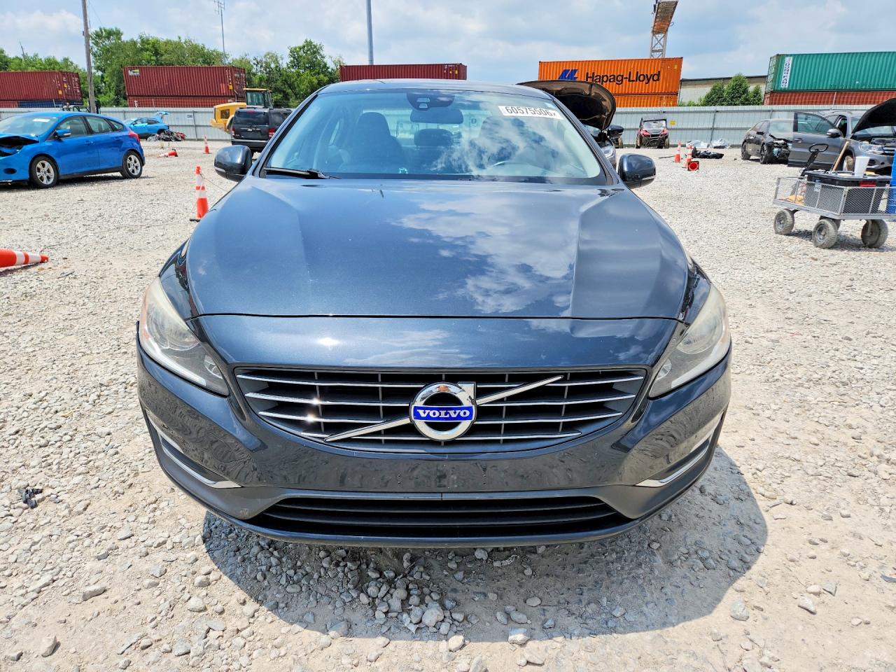 2015 Volvo S60 Premier Черный vin: YV140MFB9F2316165