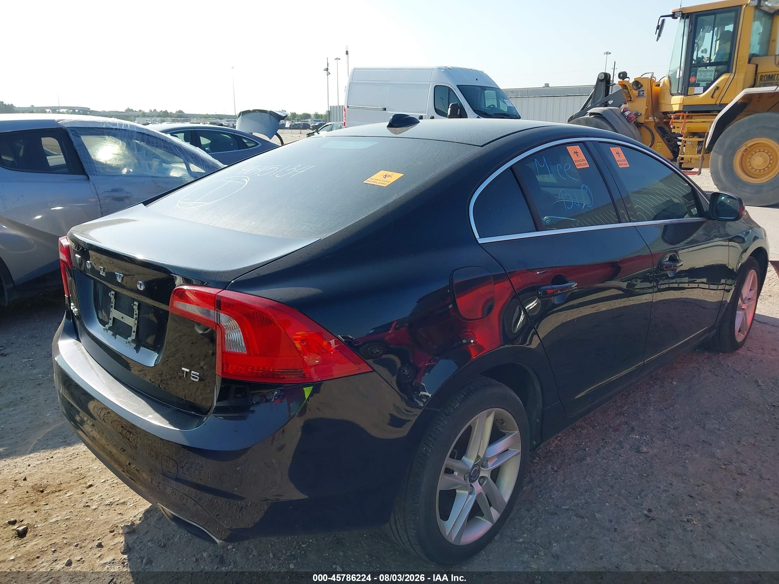 2015 Volvo S60 T5 Premier Plus Black vin: YV140MFC5F1307168