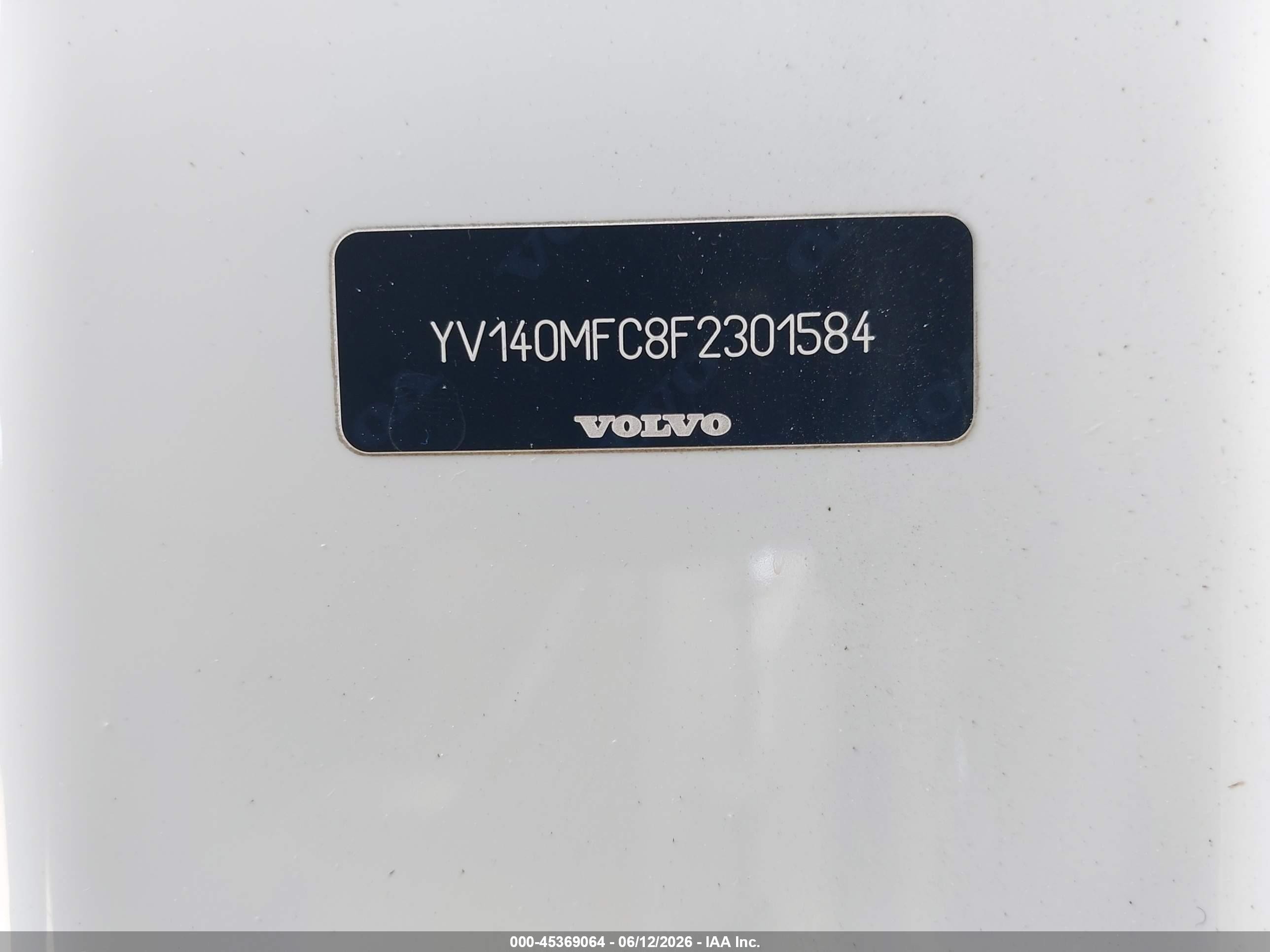 2015 Volvo S60 T5 Premier Plus White vin: YV140MFC8F2301584