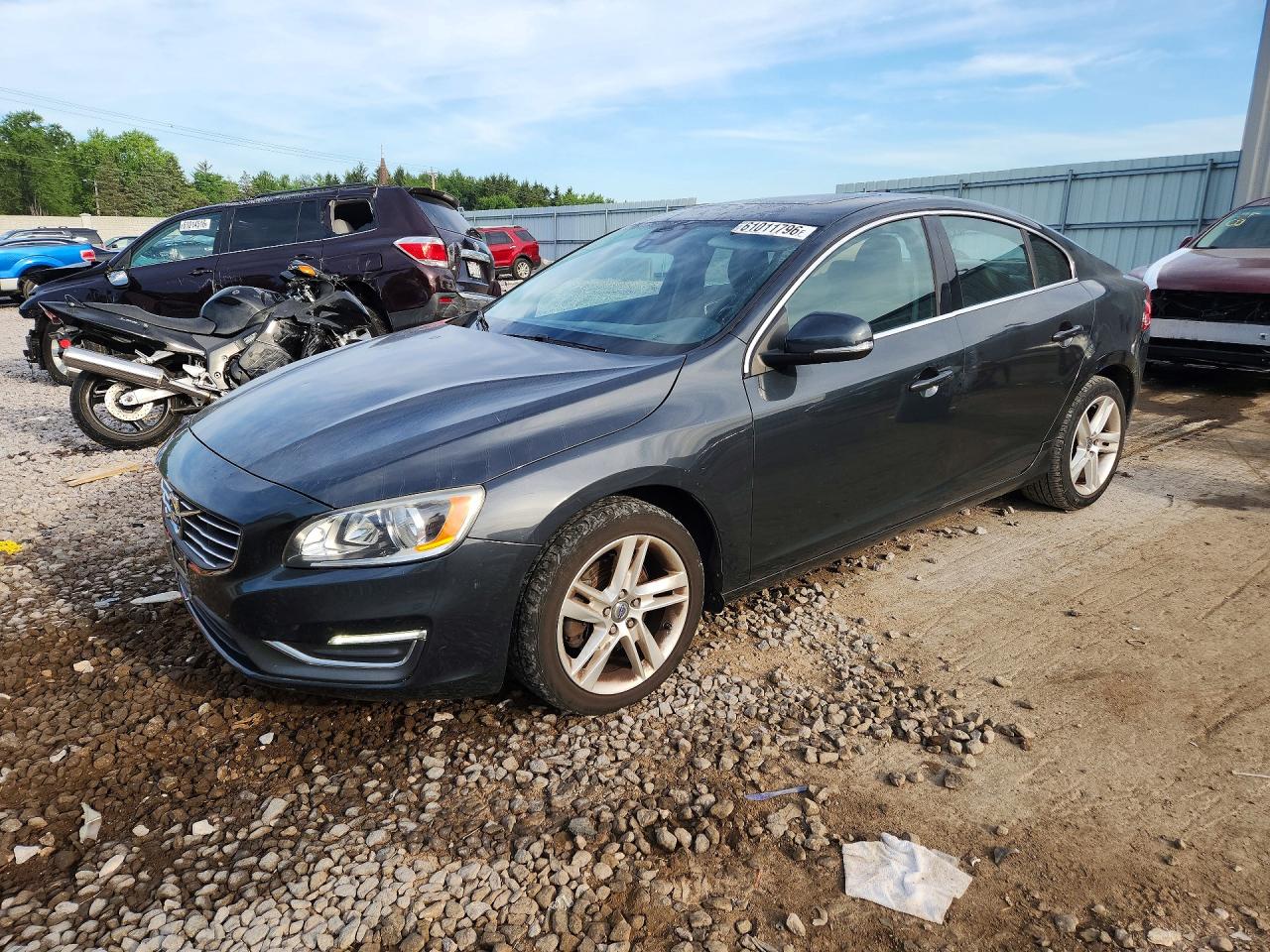 2015 Volvo S60 Premier+ Серый vin: YV140MFCXF1311622