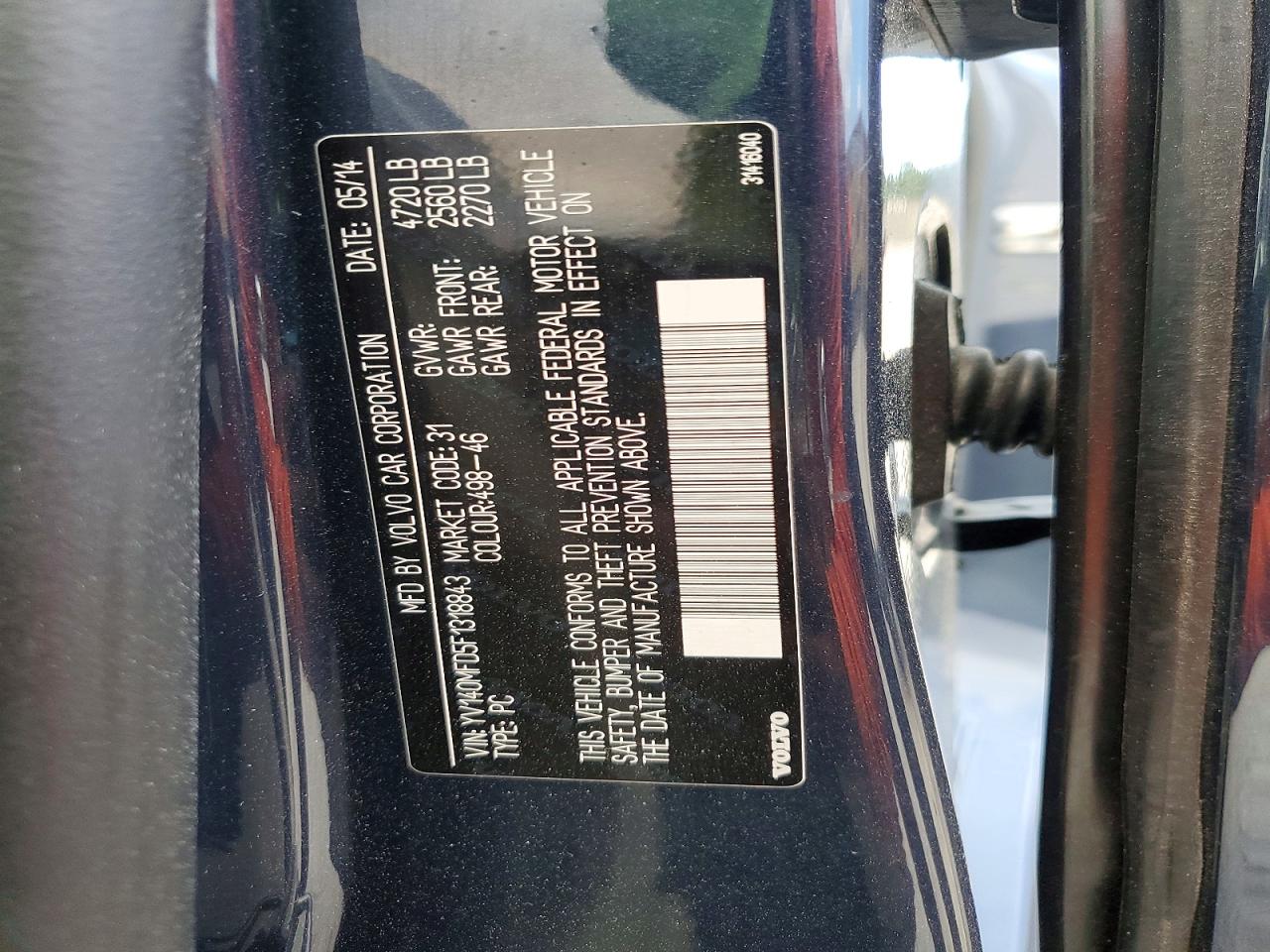 2015 Volvo S60 Platinum Blue vin: YV140MFD5F1318843