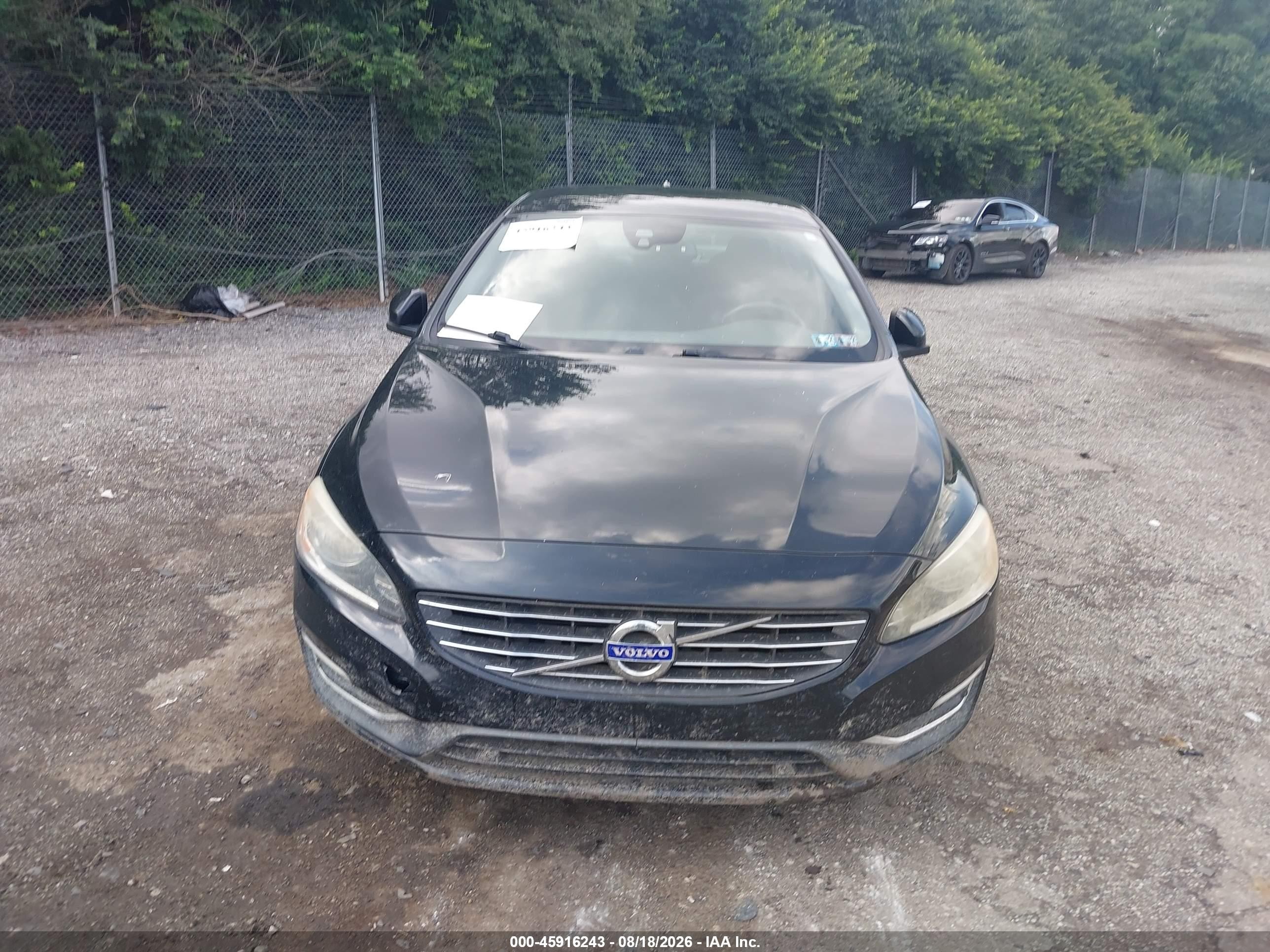 2015 Volvo S60 T5 Black vin: YV140MFJ5F1343182