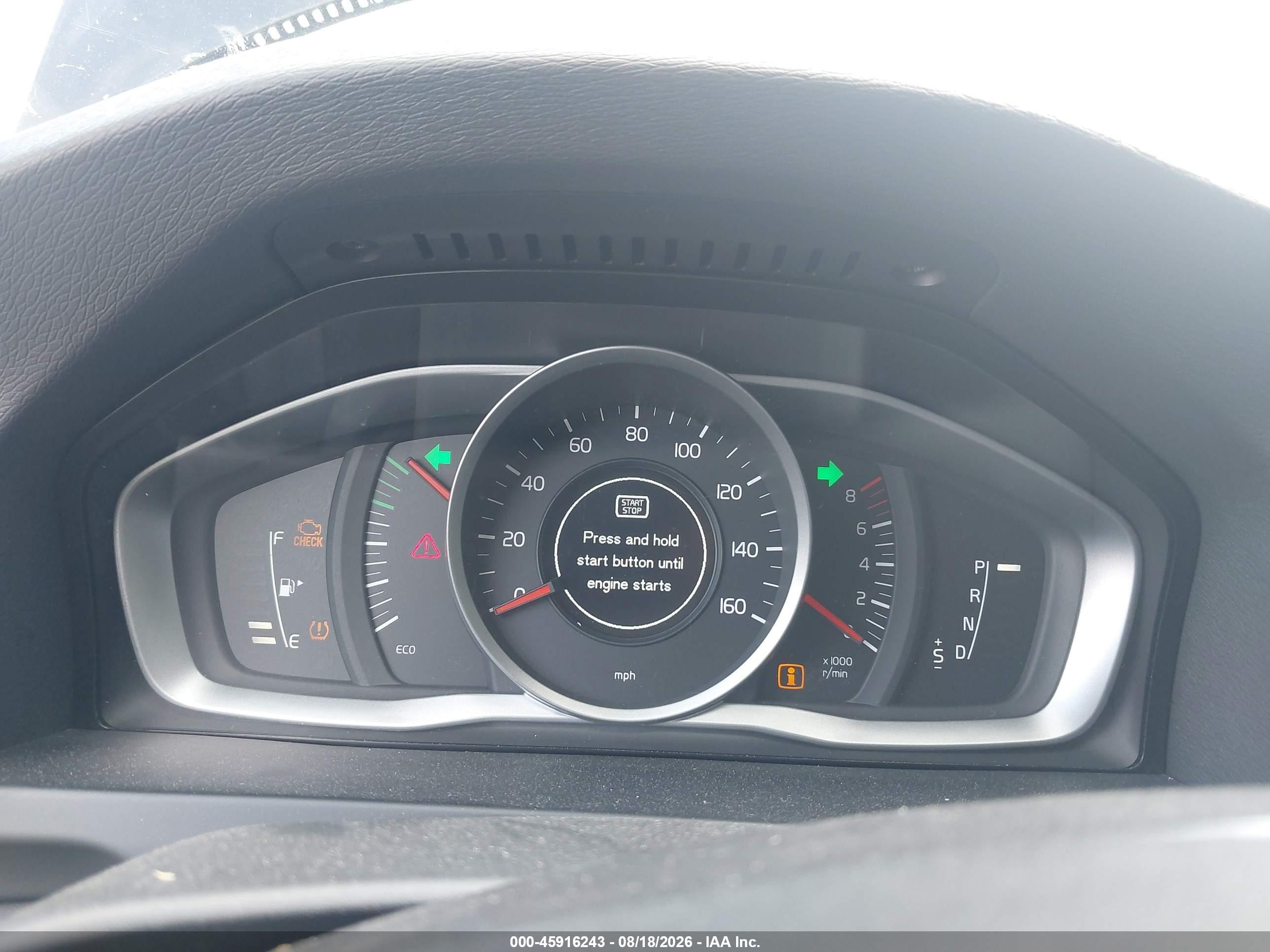 2015 Volvo S60 T5 Black vin: YV140MFJ5F1343182