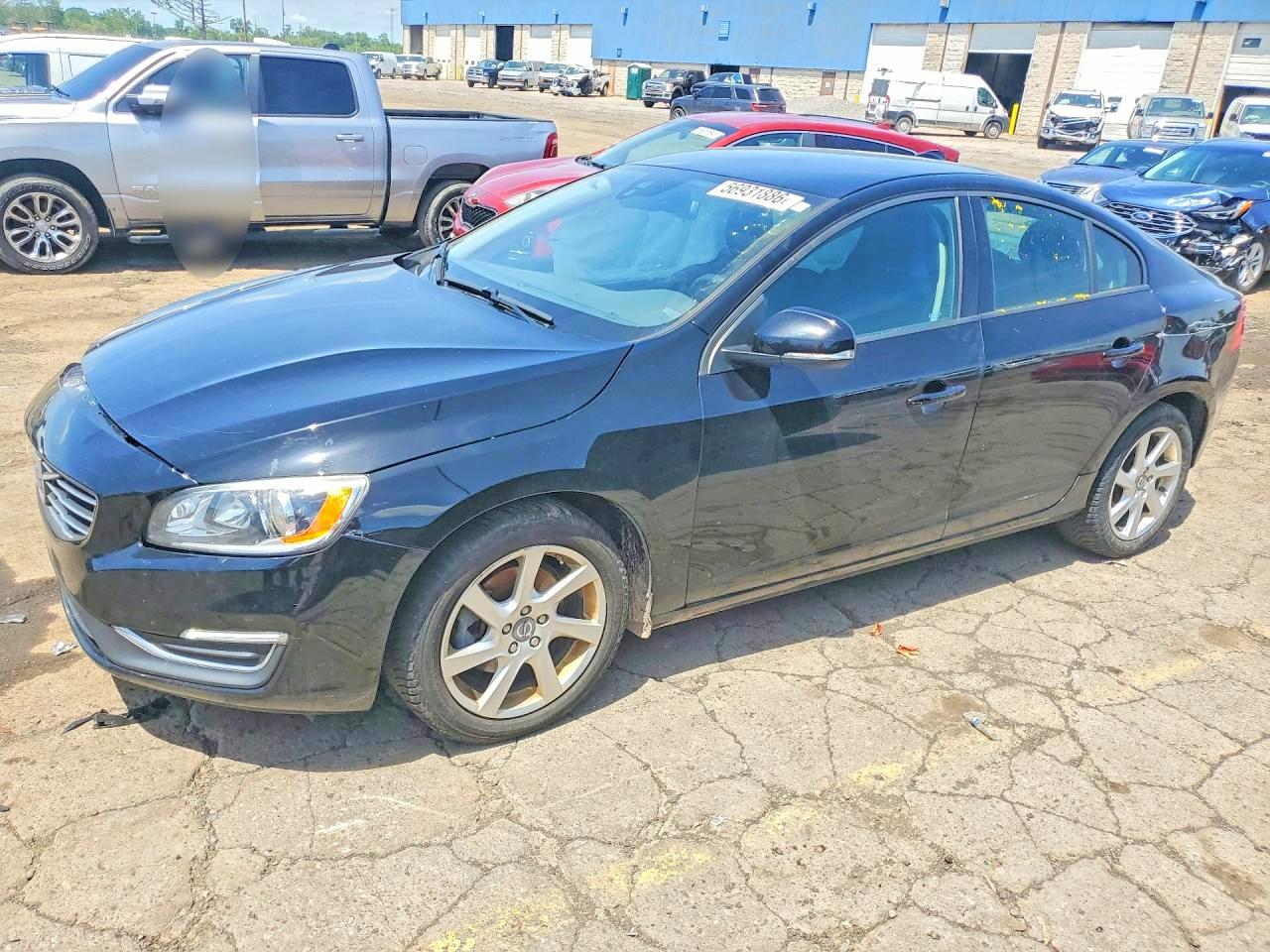 2015 Volvo S60 Black vin: YV140MFJ6F1353624