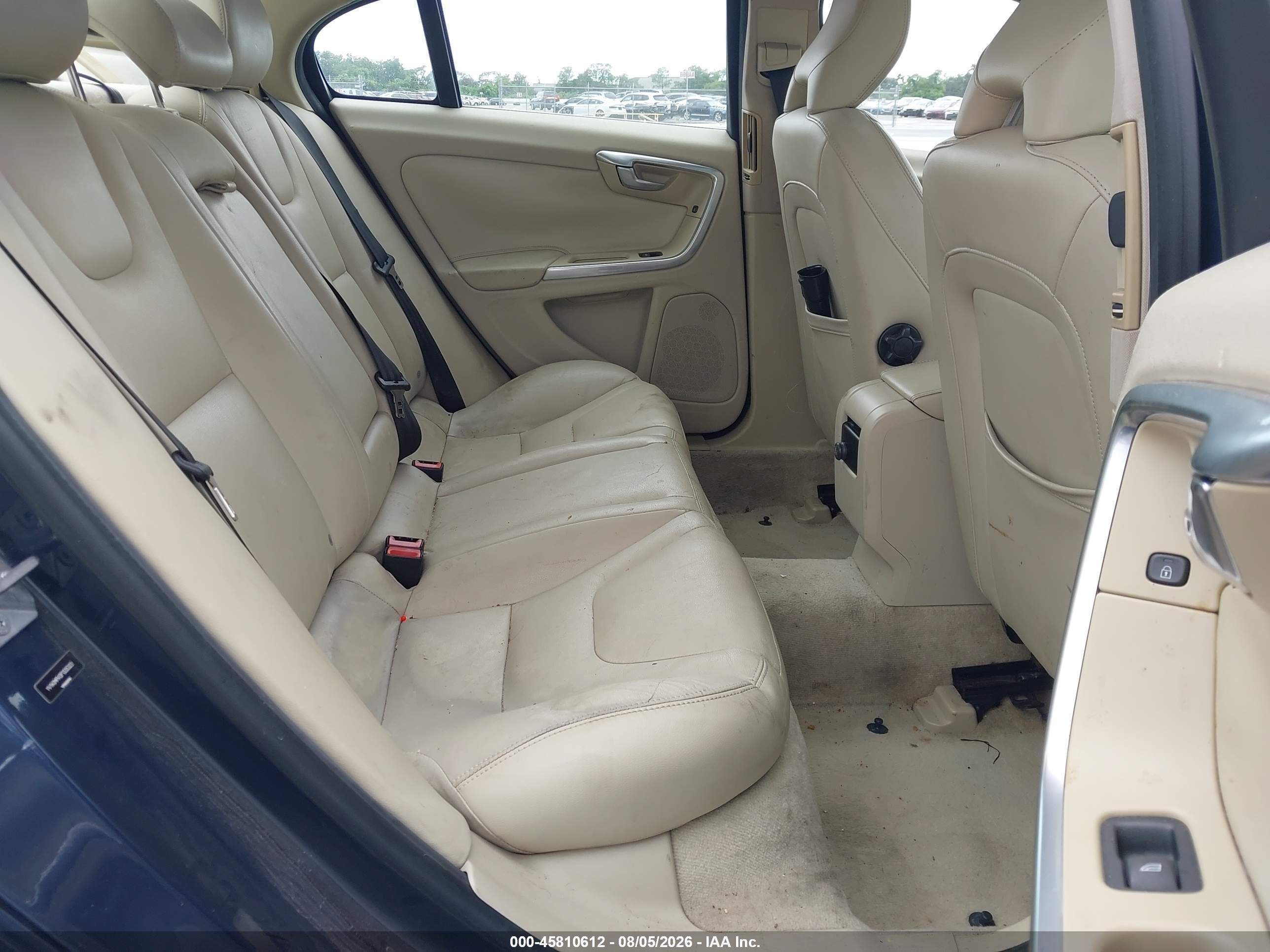 2015 Volvo S60 T5 Premier Dark Blue vin: YV140MFK0F1335323