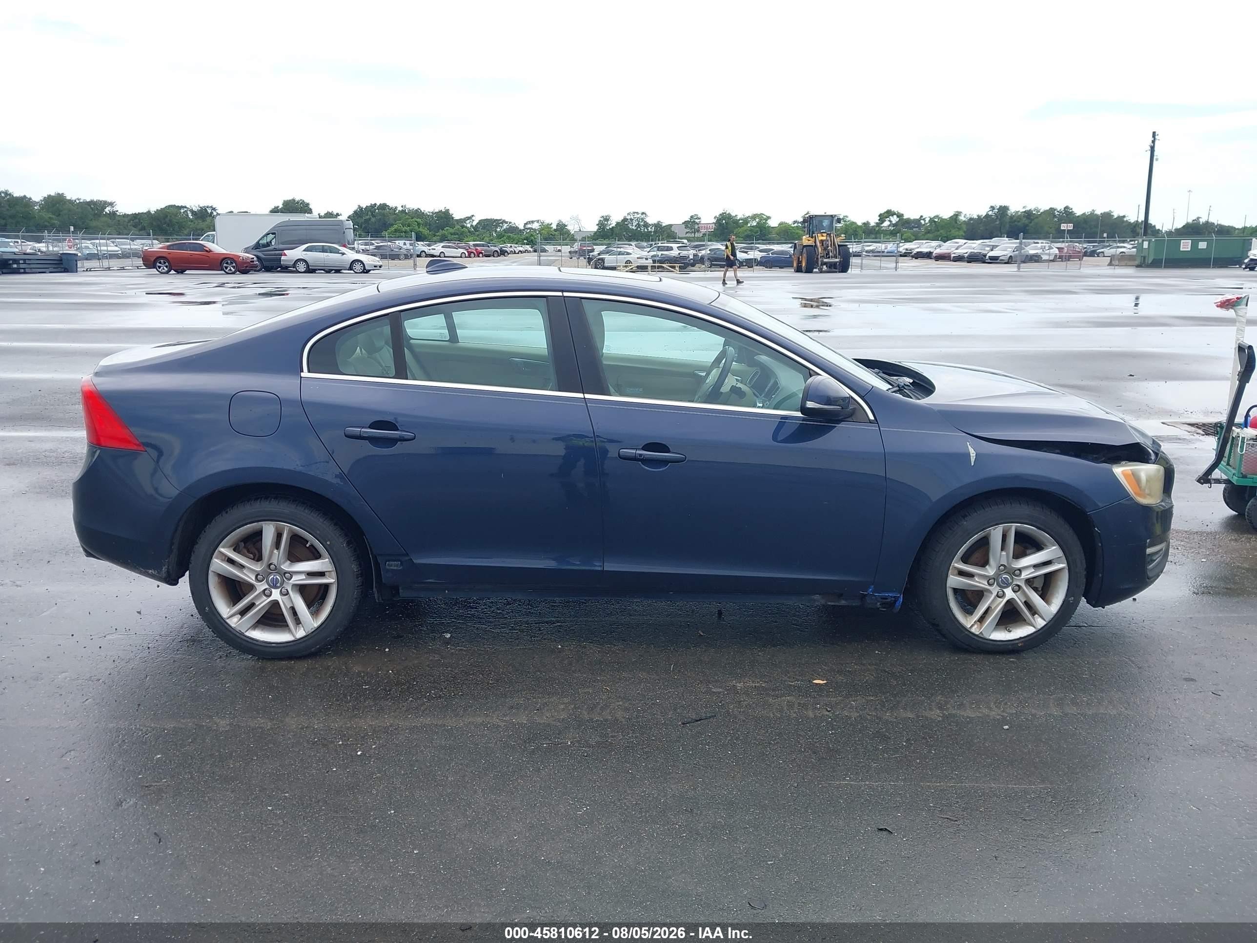 2015 Volvo S60 T5 Premier Dark Blue vin: YV140MFK0F1335323