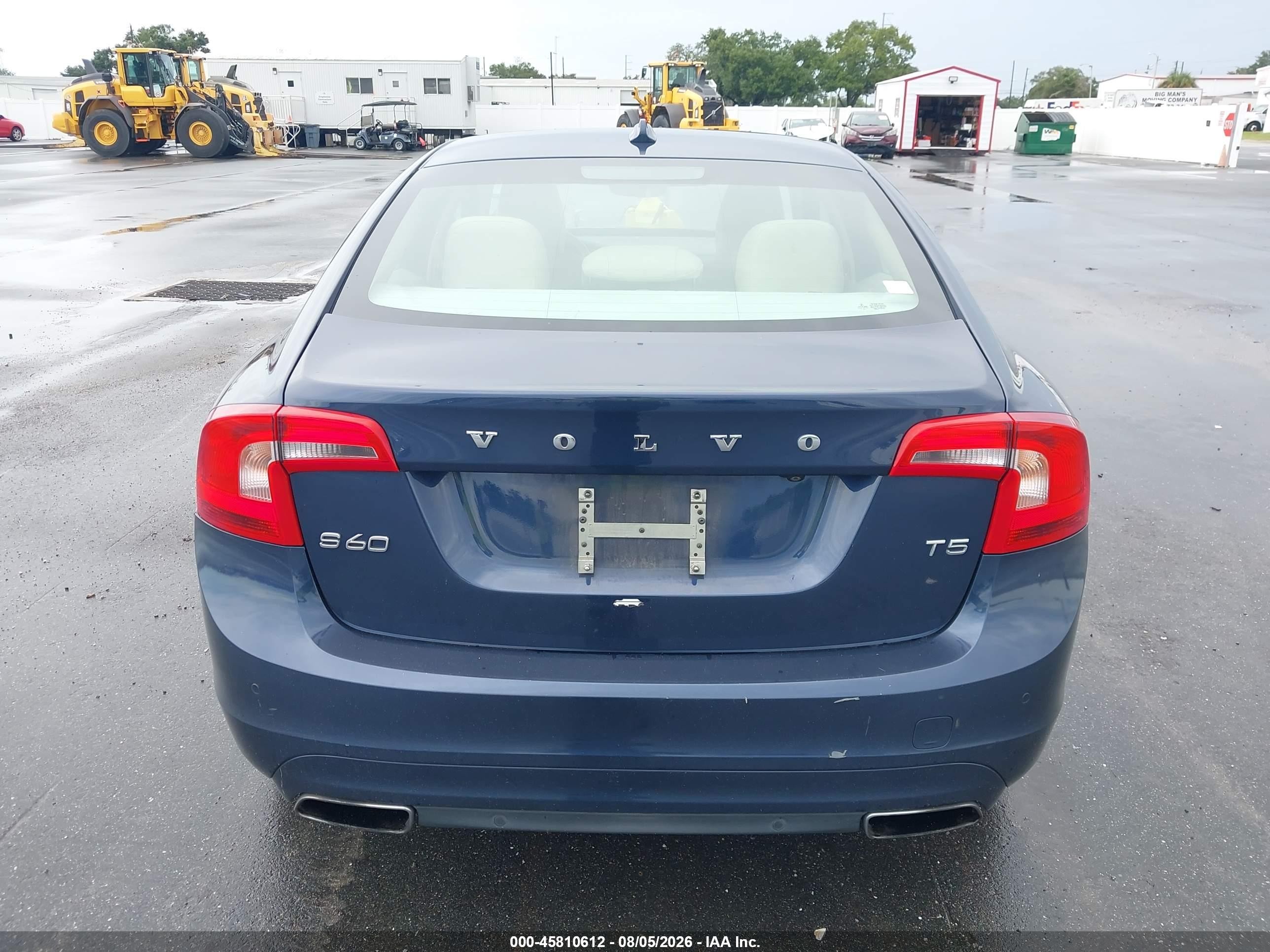 2015 Volvo S60 T5 Premier Dark Blue vin: YV140MFK0F1335323