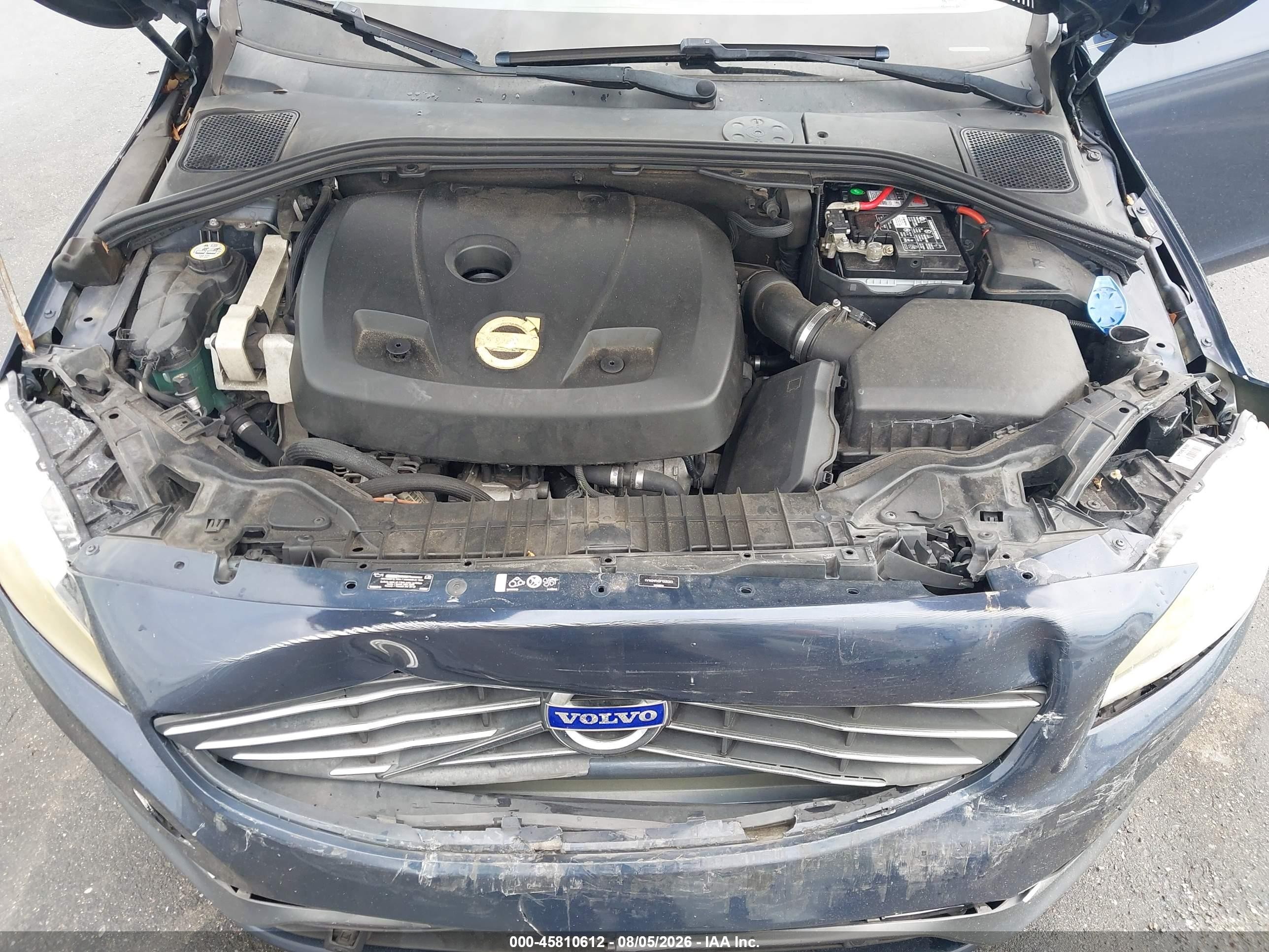 2015 Volvo S60 T5 Premier Dark Blue vin: YV140MFK0F1335323
