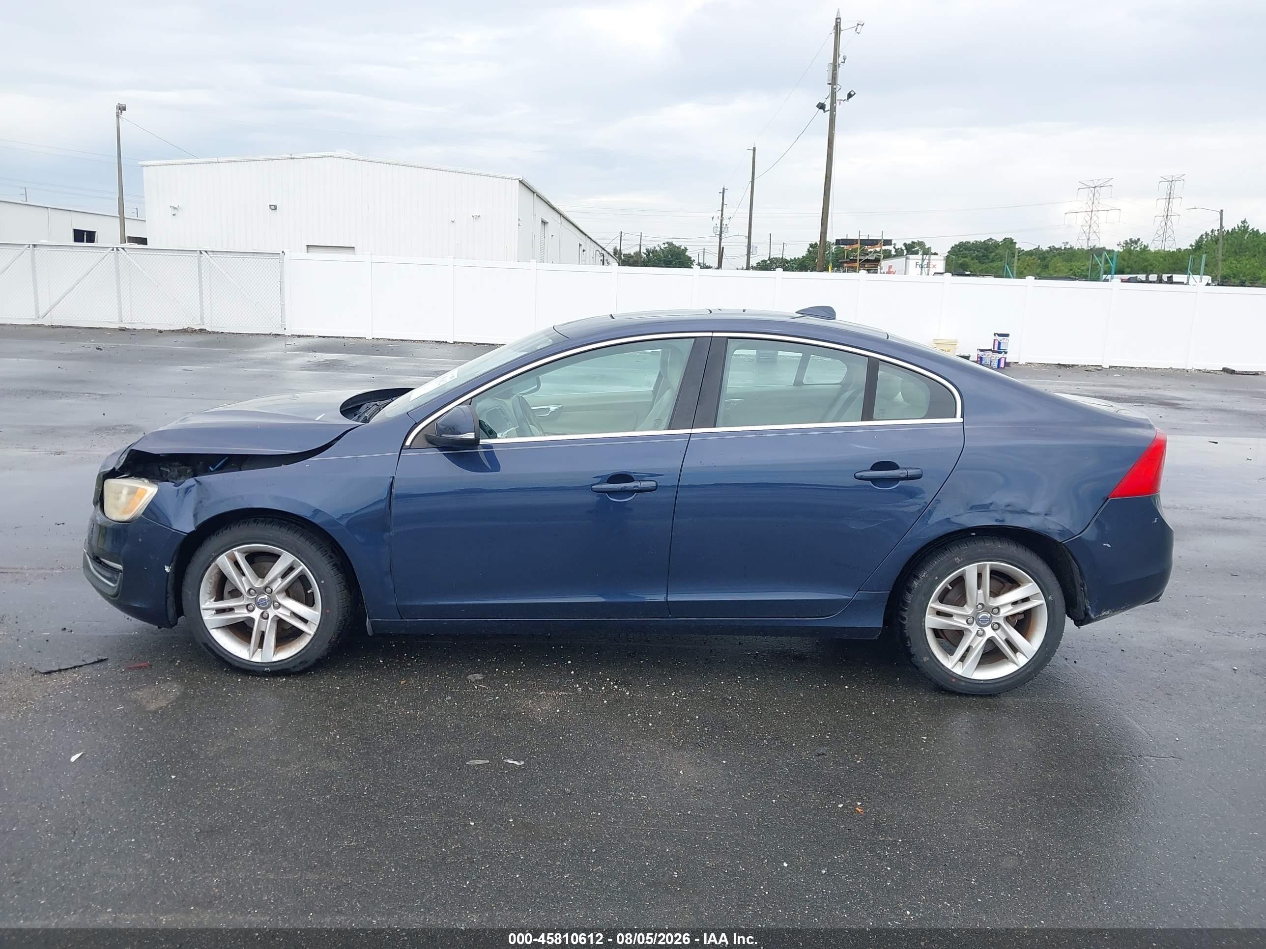 2015 Volvo S60 T5 Premier Dark Blue vin: YV140MFK0F1335323