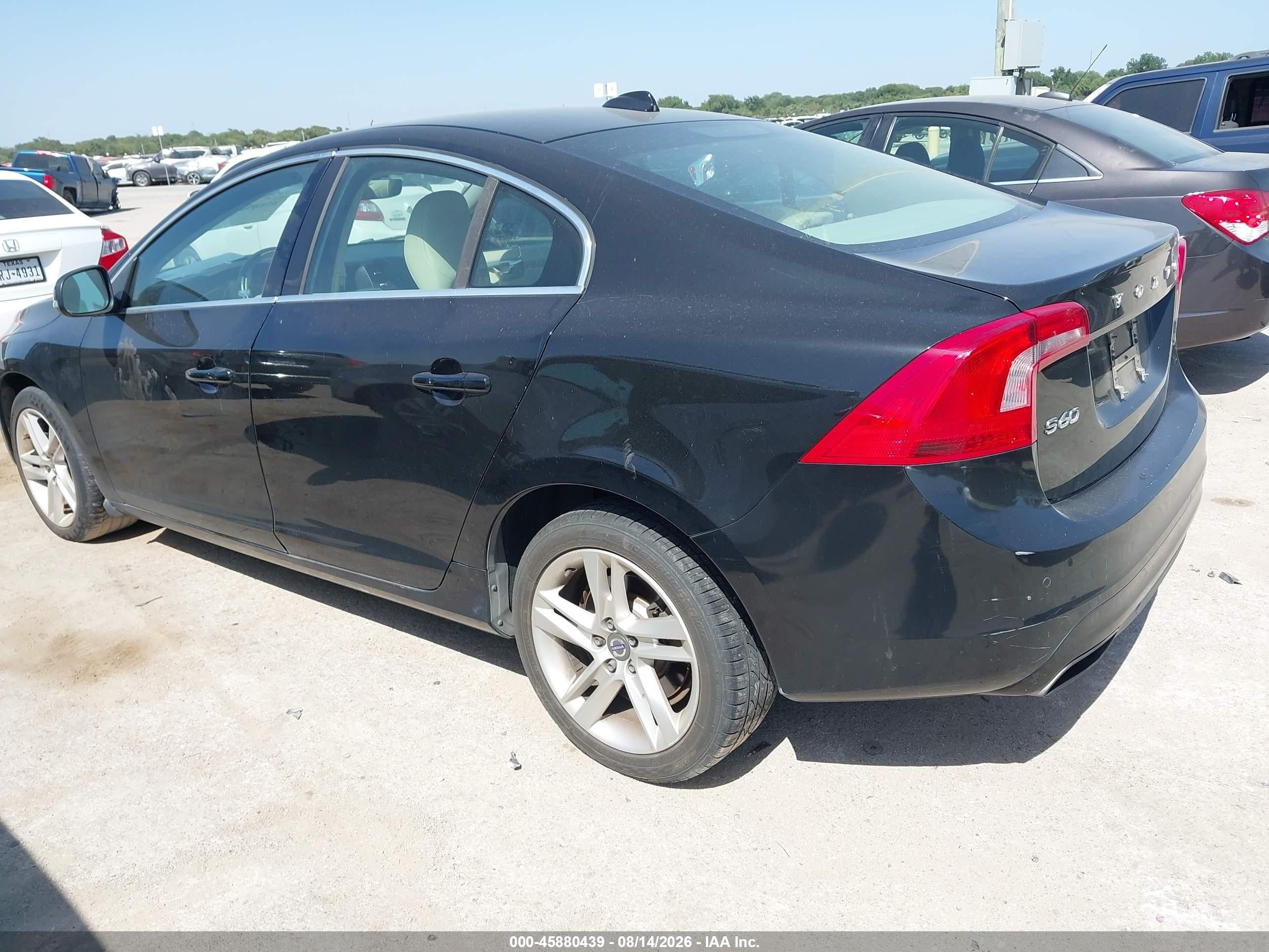 2015 Volvo S60 T5 Premier Black vin: YV140MFK5F2360714