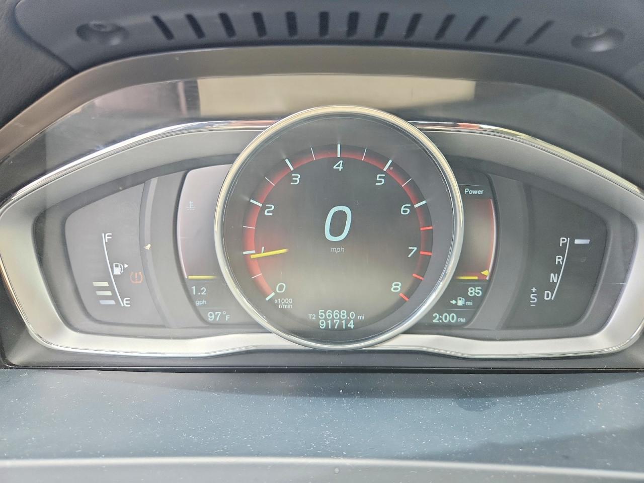 2015 Volvo S60 Premier Black vin: YV140MFK6F1347315
