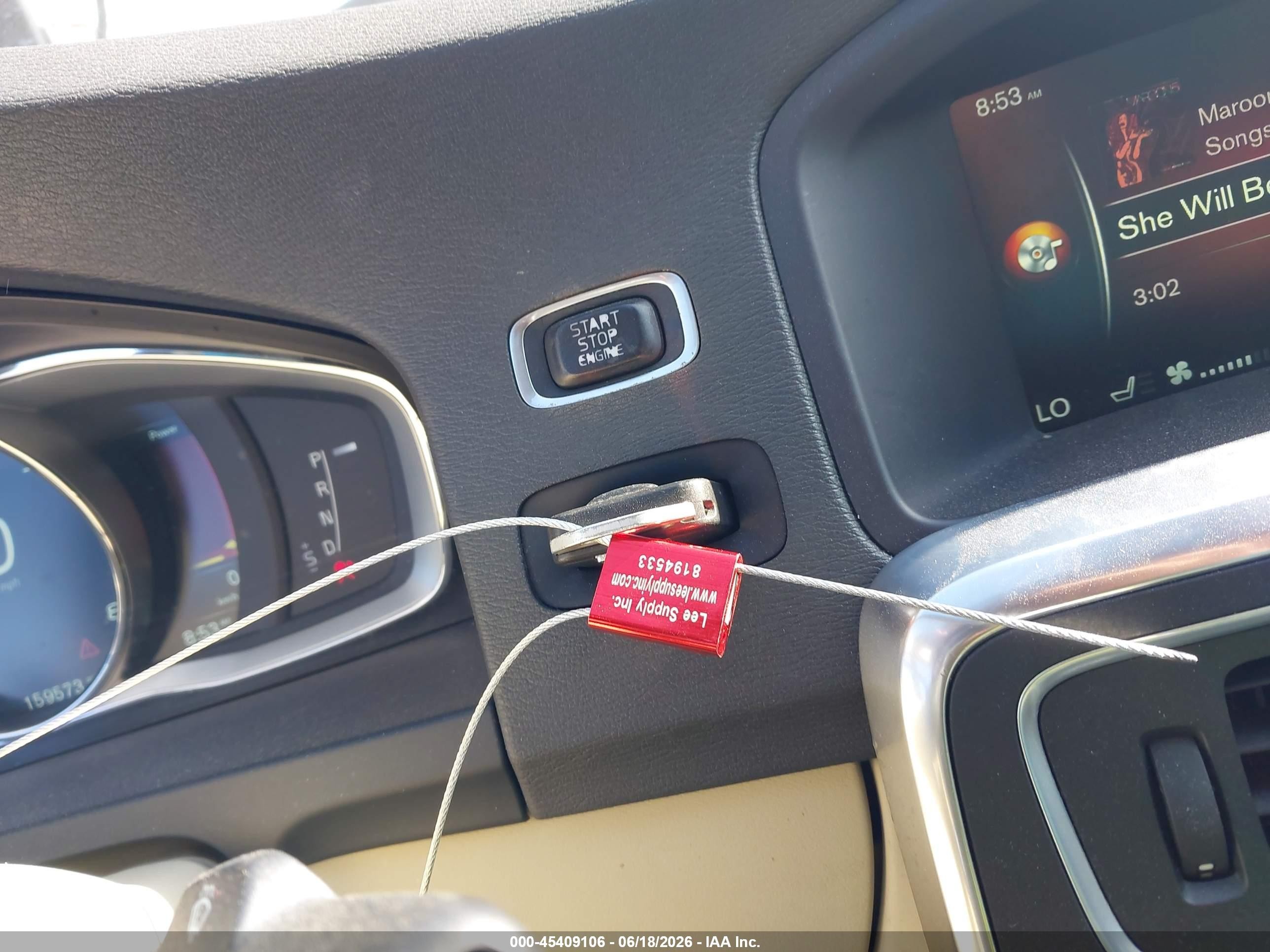 2015 Volvo S60 T5 Premier Синий vin: YV140MFK8F1351916