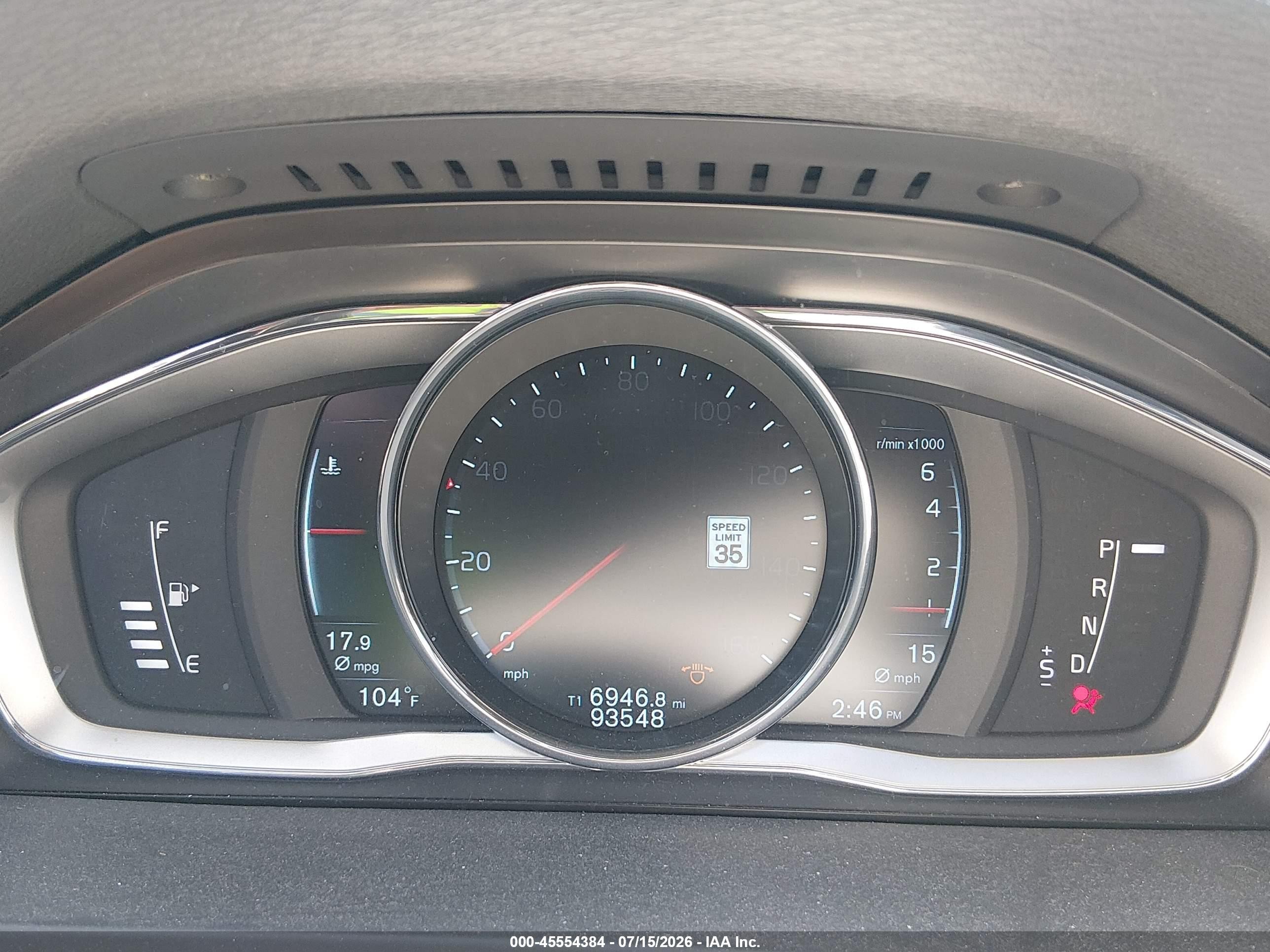 2015 Volvo S60 T5 Platinum Gray vin: YV140MFM8F1351805