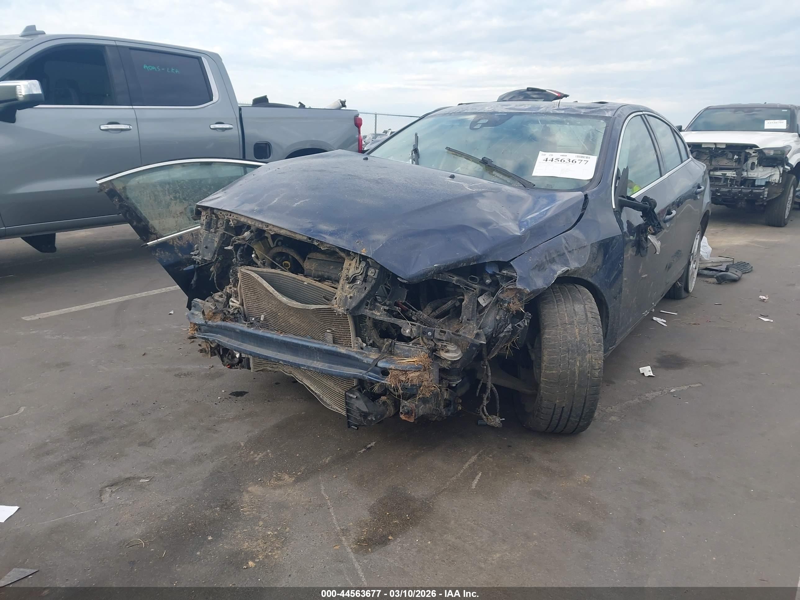 2013 Volvo S60 T5 Blue vin: YV1612FH0D2185140