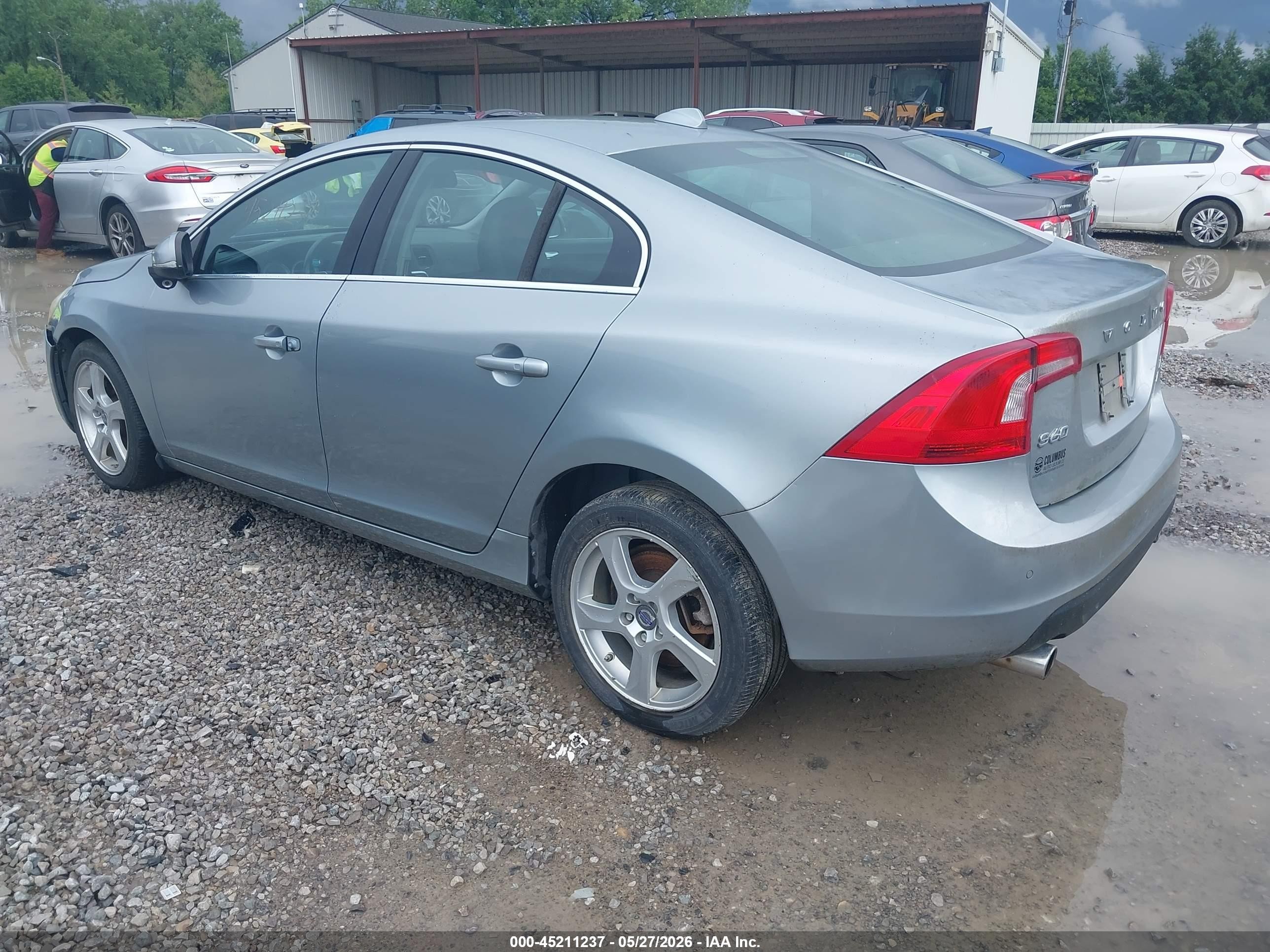 2013 Volvo S60 T5 Light Blue vin: YV1612FH0D2196073