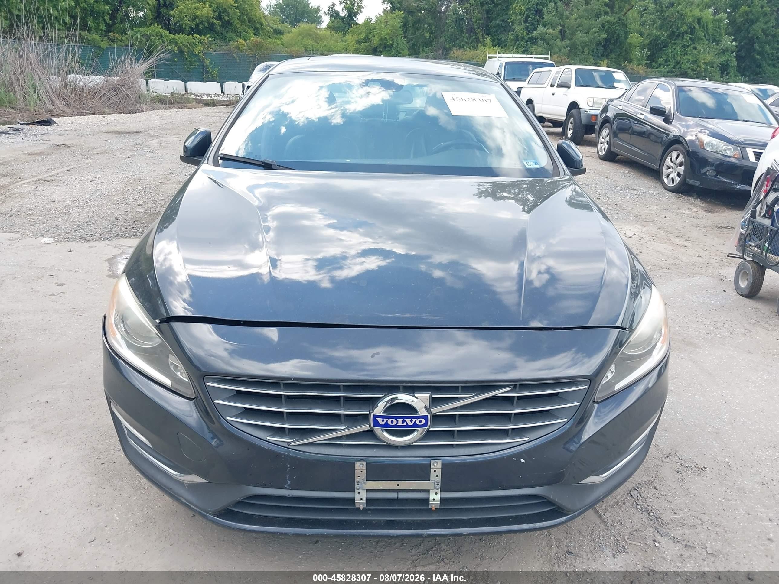 2014 Volvo S60 T5 Gray vin: YV1612FH1E1289918