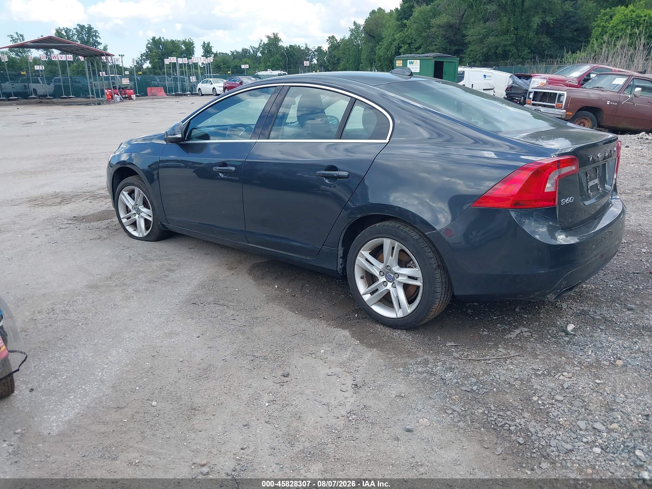 2014 Volvo S60 T5 Gray vin: YV1612FH1E1289918