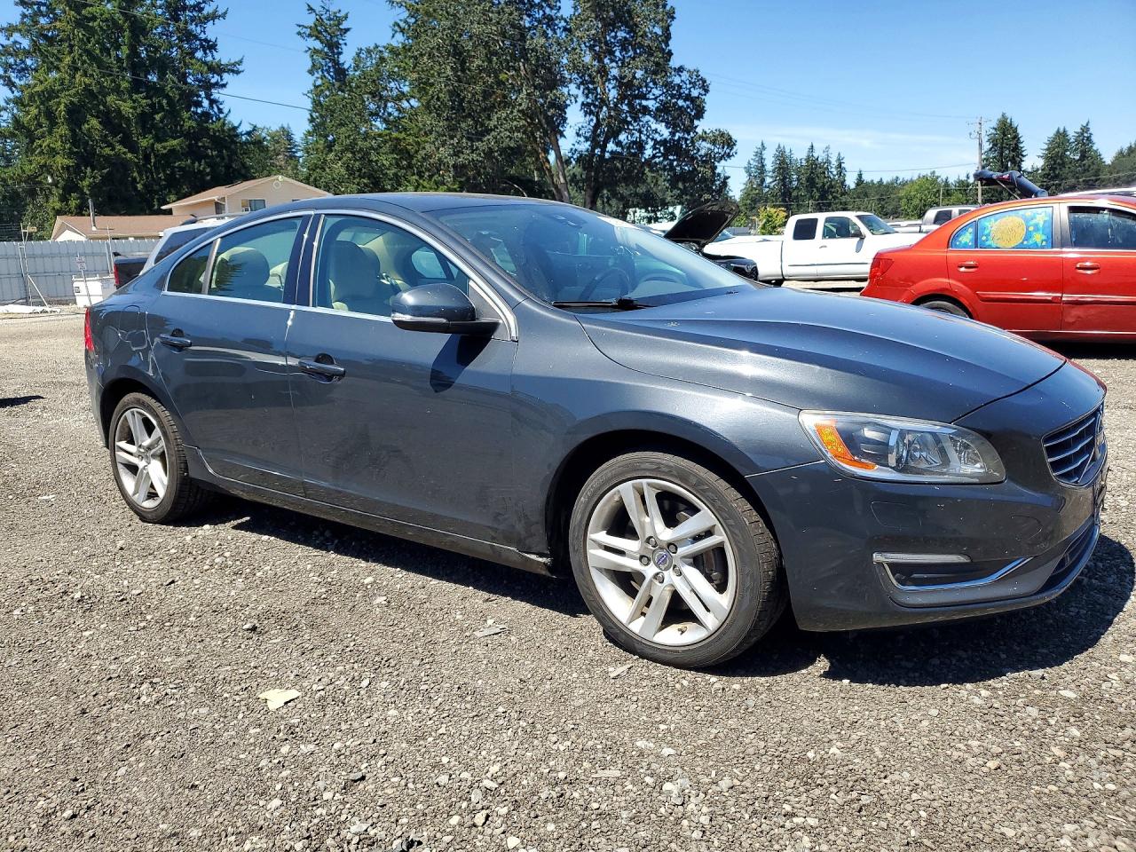 2014 Volvo S60 T5 Charcoal vin: YV1612FH1E1298294