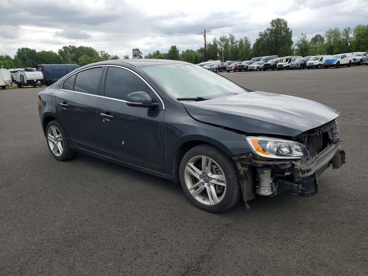 2014 Volvo S60 T5 Black vin: YV1612FH1E2276838