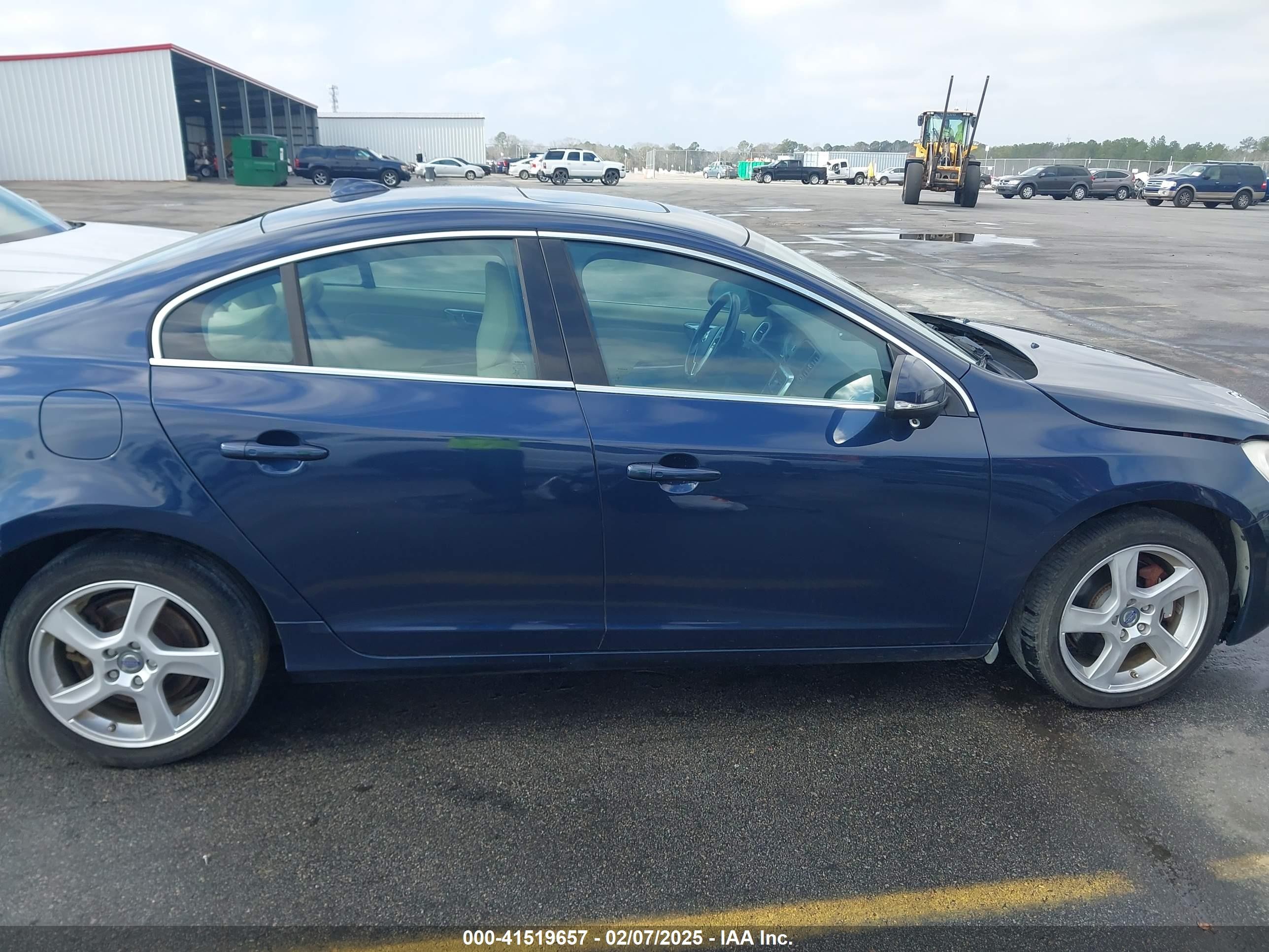 2013 Volvo S60 T5 Platinum Blue vin: YV1612FH2D1205846