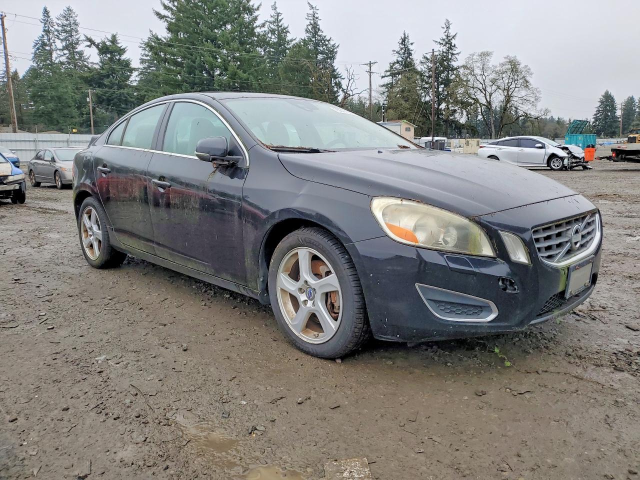 2013 Volvo S60 T5 Black vin: YV1612FH2D2186922
