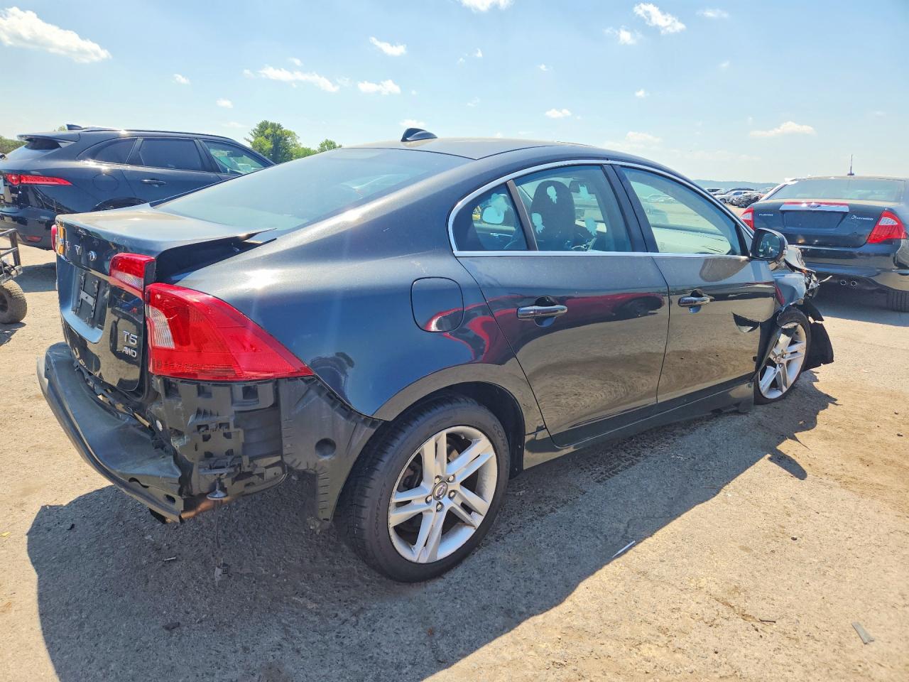 2014 Volvo S60 T5 Black vin: YV1612FH2E2275410