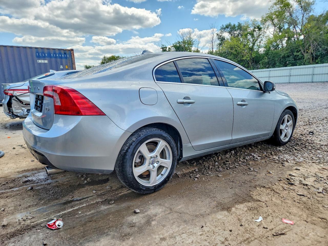 2013 Volvo S60 T5 Silver vin: YV1612FH3D1220646