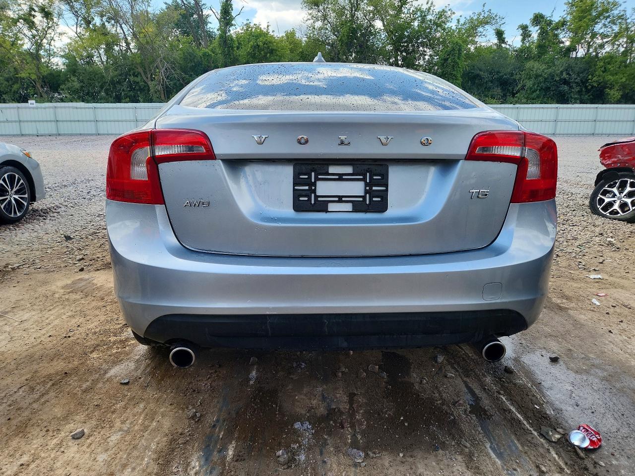 2013 Volvo S60 T5 Silver vin: YV1612FH3D1220646