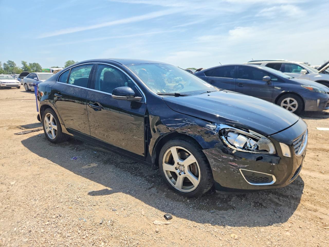 2013 Volvo S60 T5 Black vin: YV1612FH3D2175556