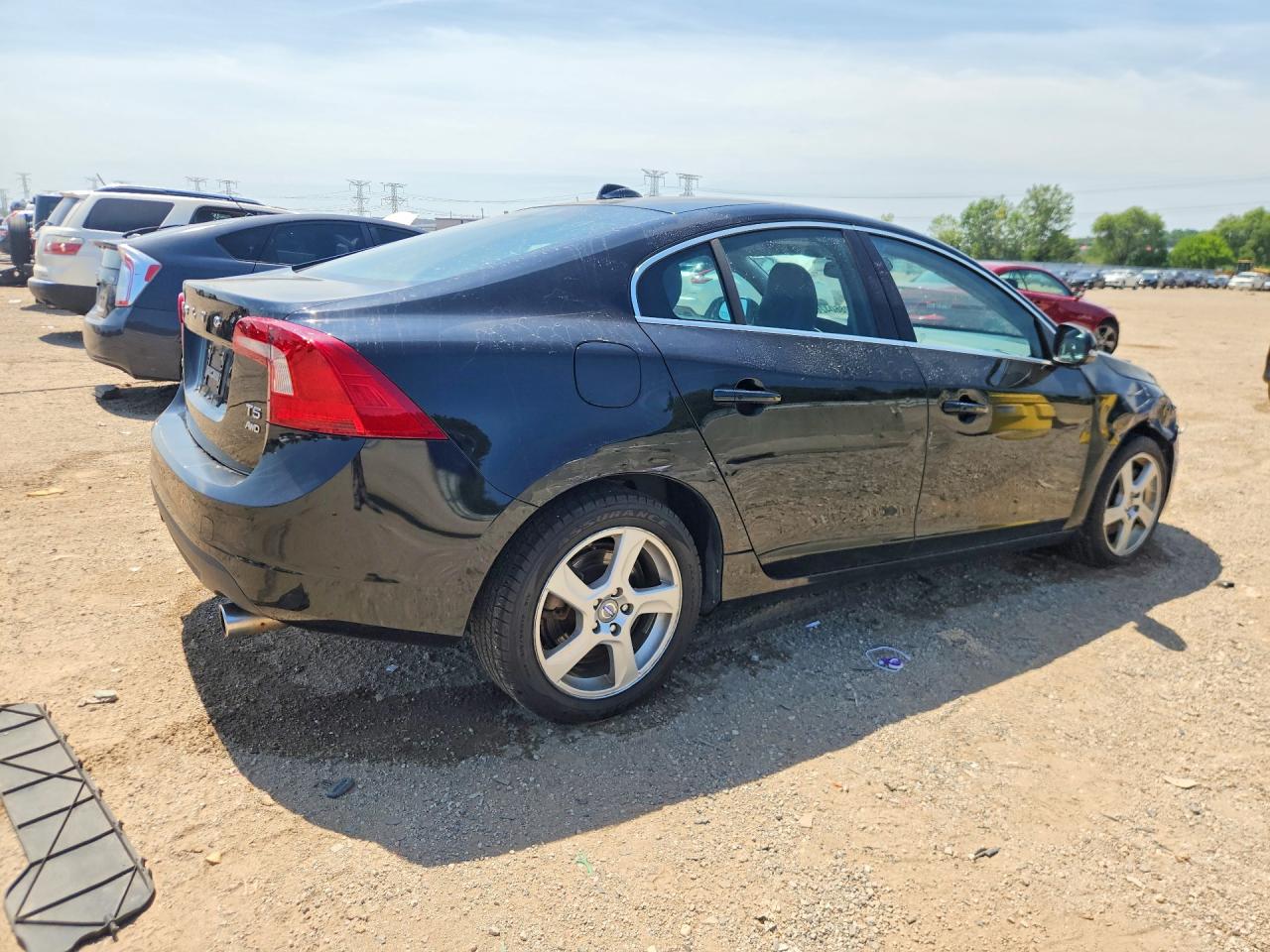 2013 Volvo S60 T5 Black vin: YV1612FH3D2175556