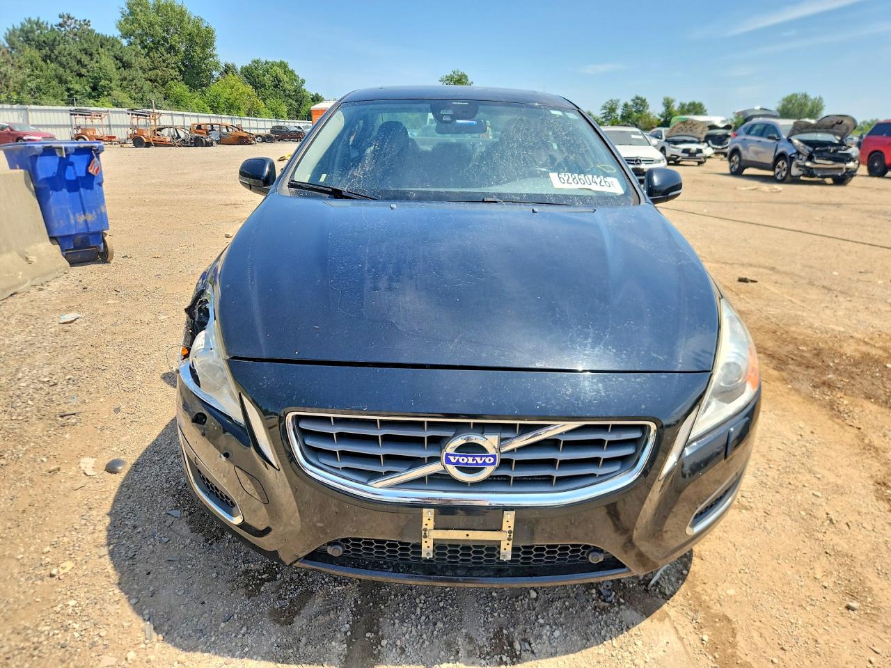 2013 Volvo S60 T5 Black vin: YV1612FH3D2175556