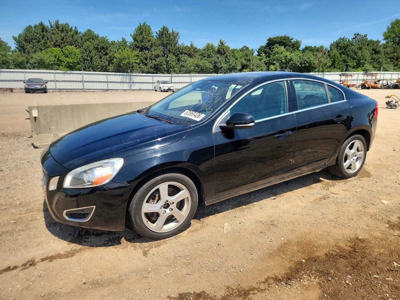2013 Volvo S60 T5 Black vin: YV1612FH3D2175556