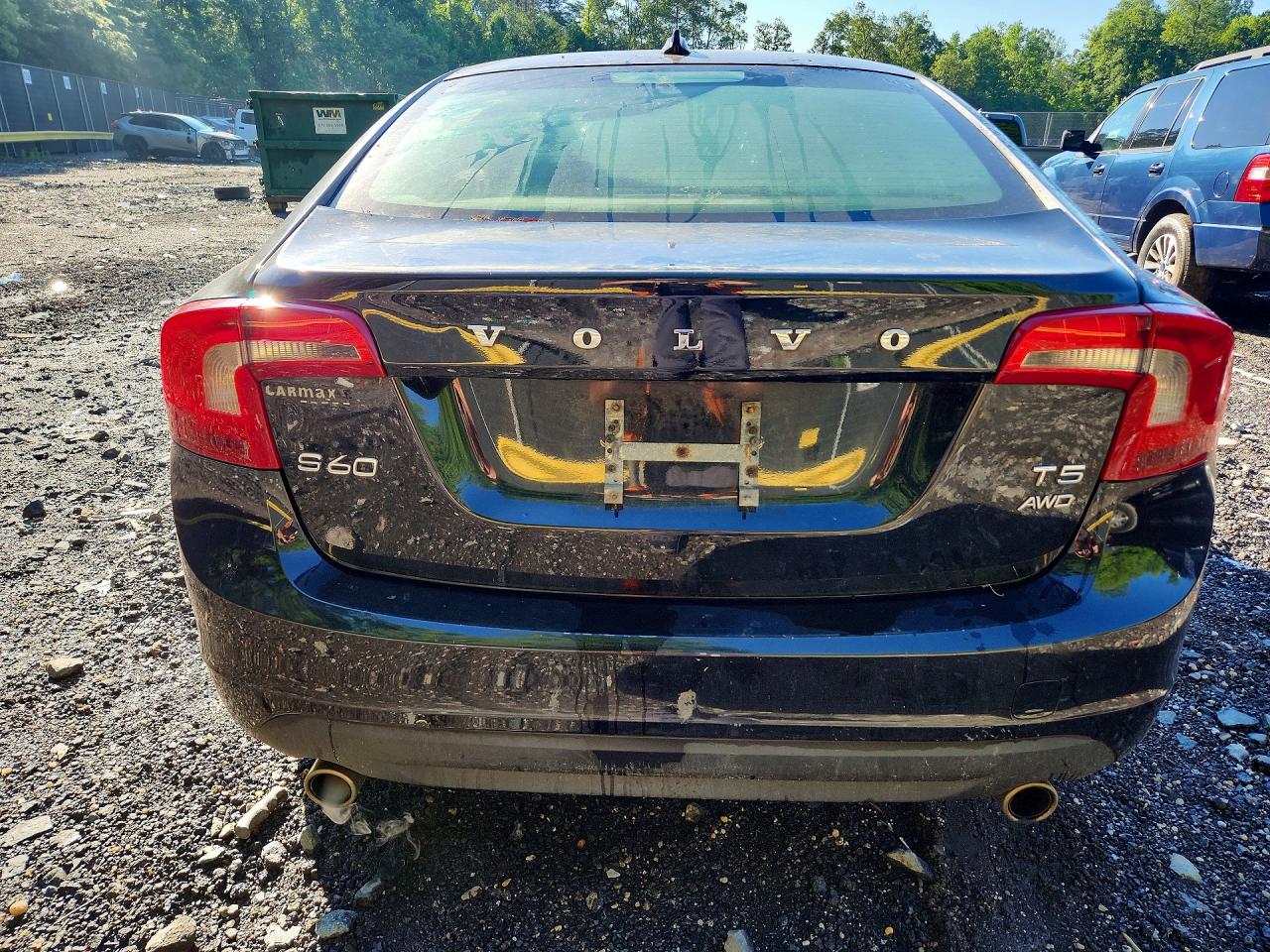 2013 Volvo S60 T5 Black vin: YV1612FH3D2209267
