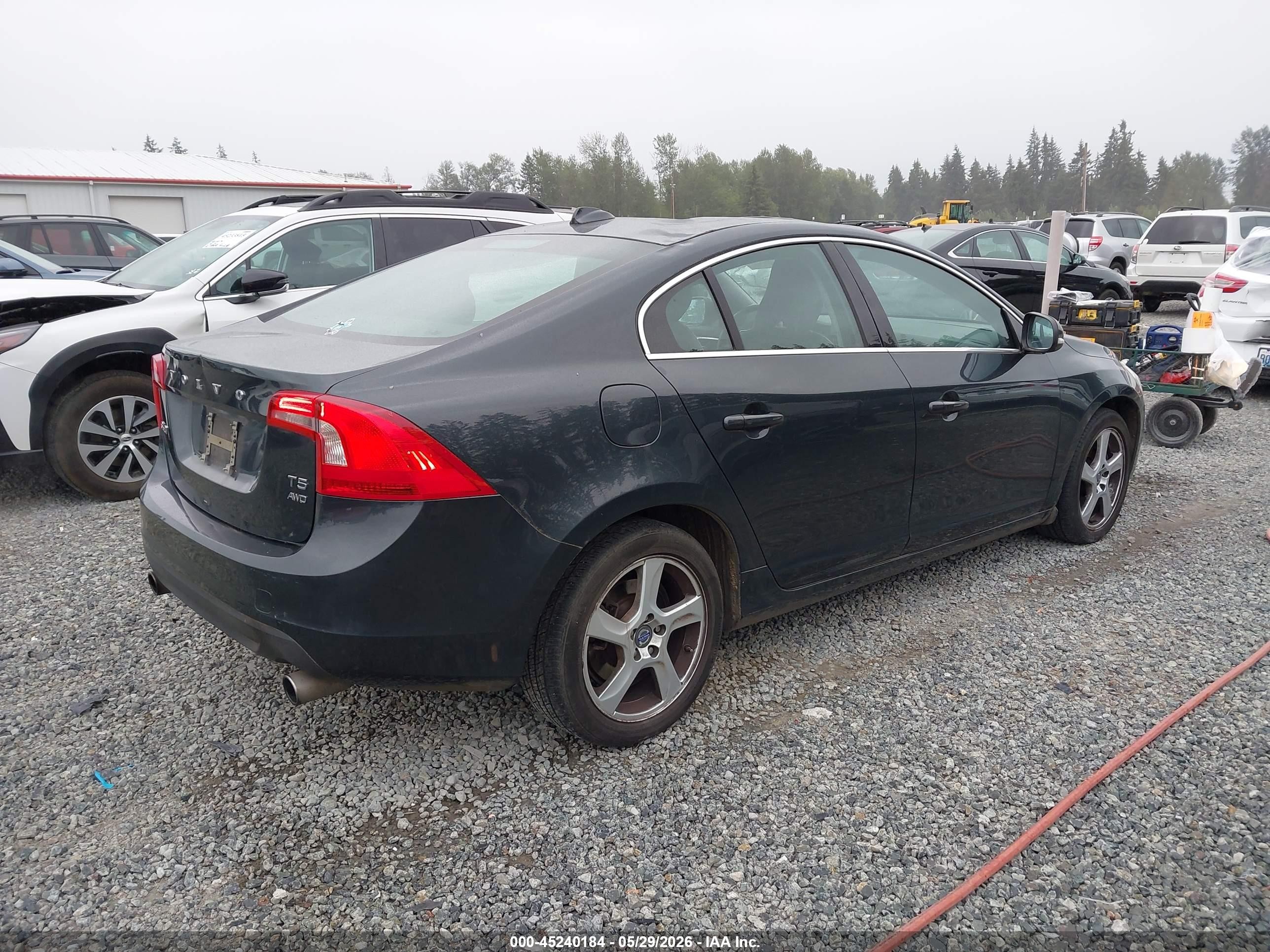 2013 Volvo S60 T5 Gray vin: YV1612FH3D2222861