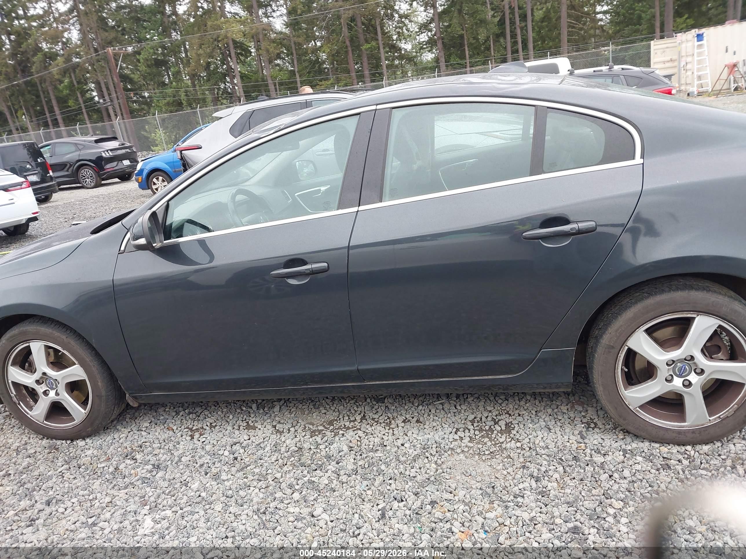 2013 Volvo S60 T5 Gray vin: YV1612FH3D2222861