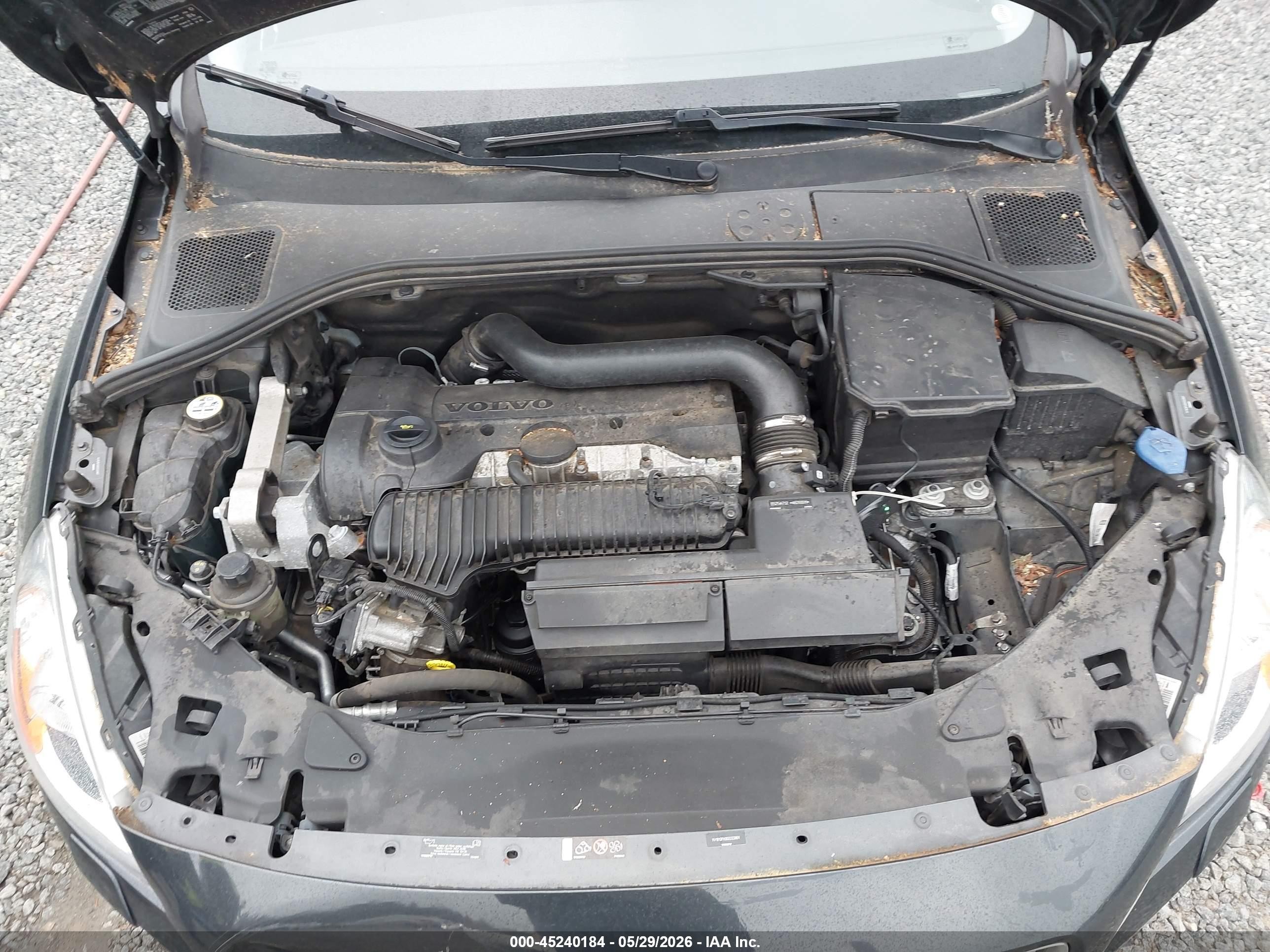 2013 Volvo S60 T5 Gray vin: YV1612FH3D2222861