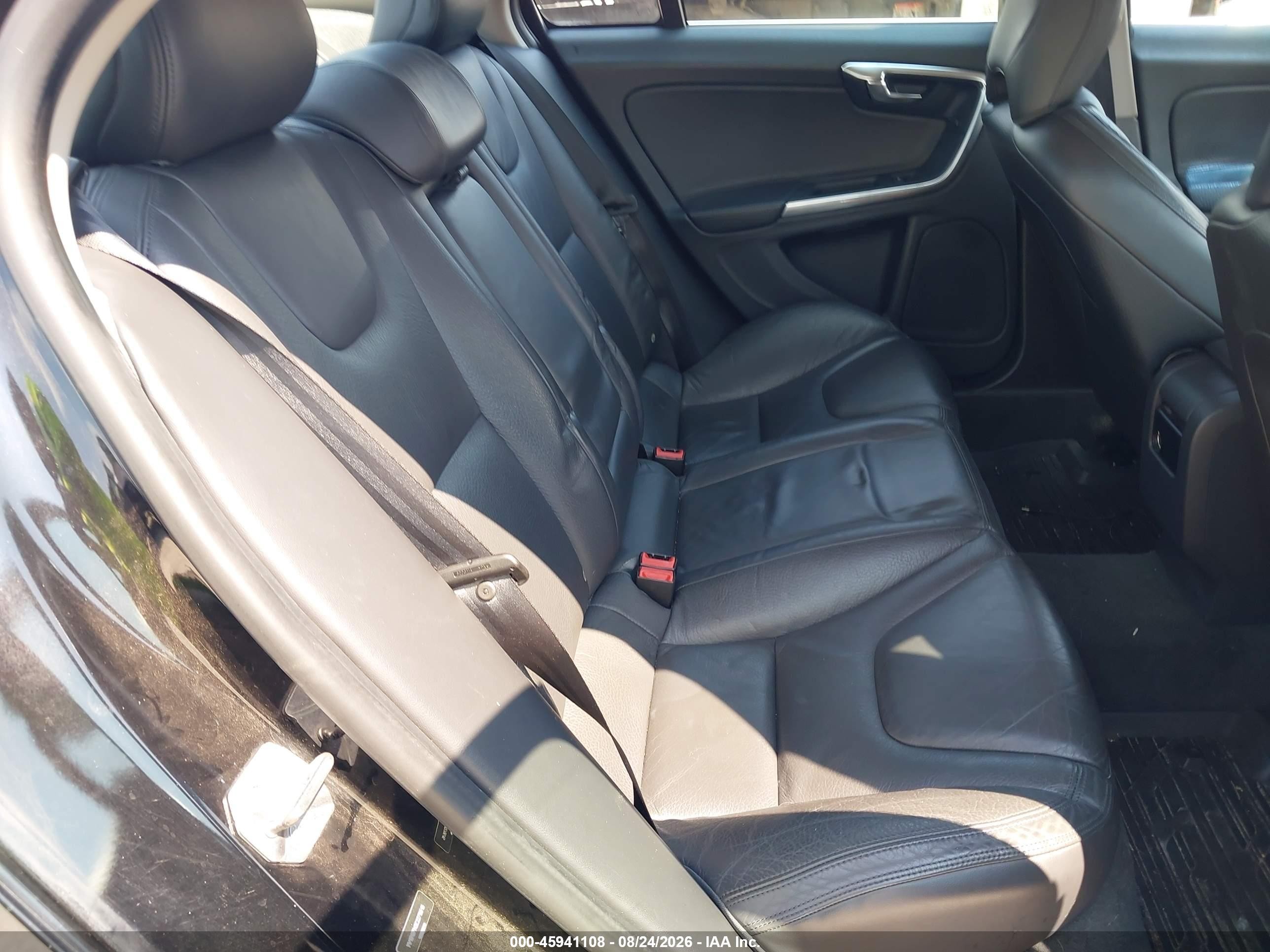 2014 Volvo S60 T5 Black vin: YV1612FH3E2279515