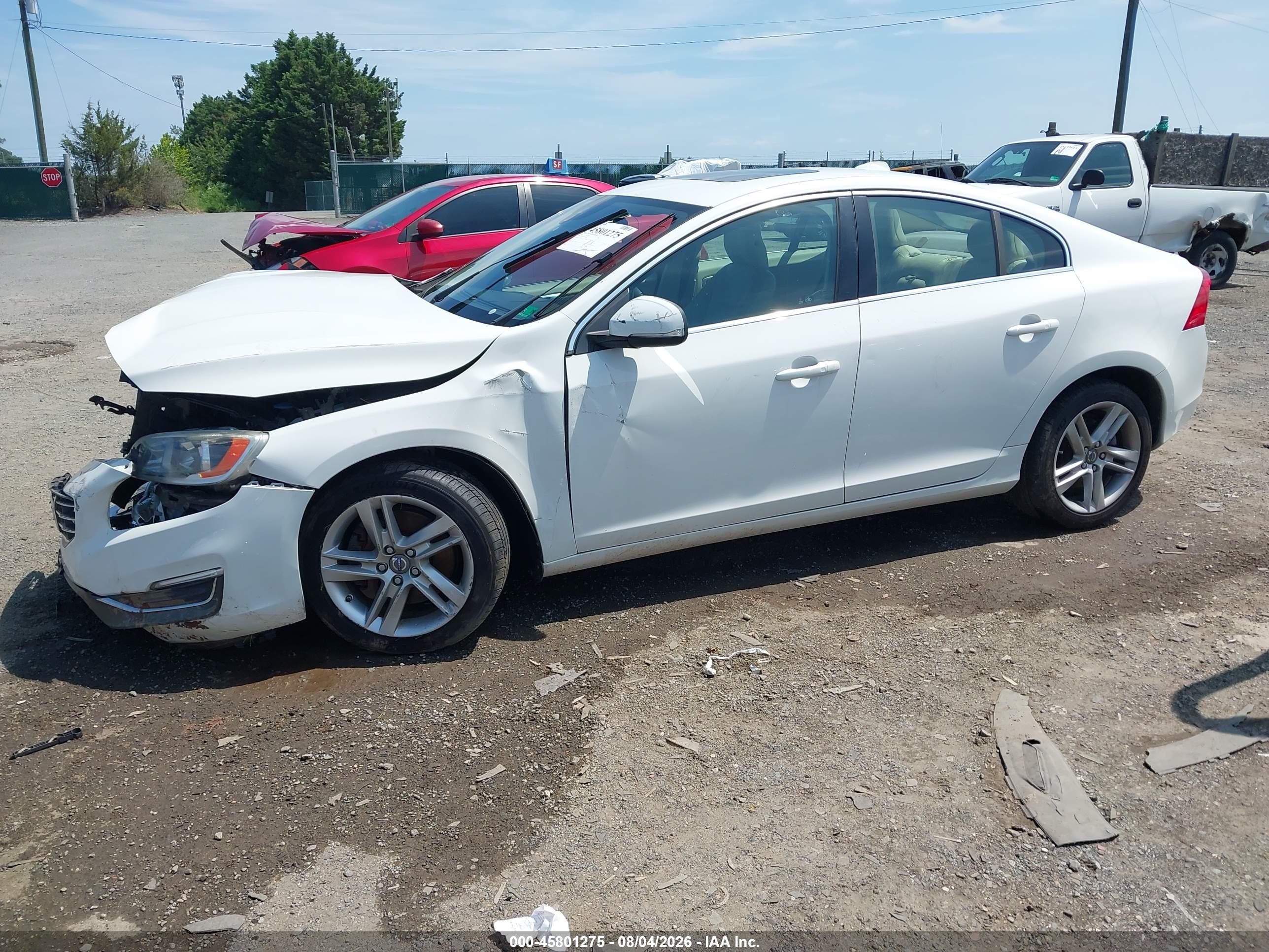 2014 Volvo S60 T5 Turquoise vin: YV1612FH3E2290675