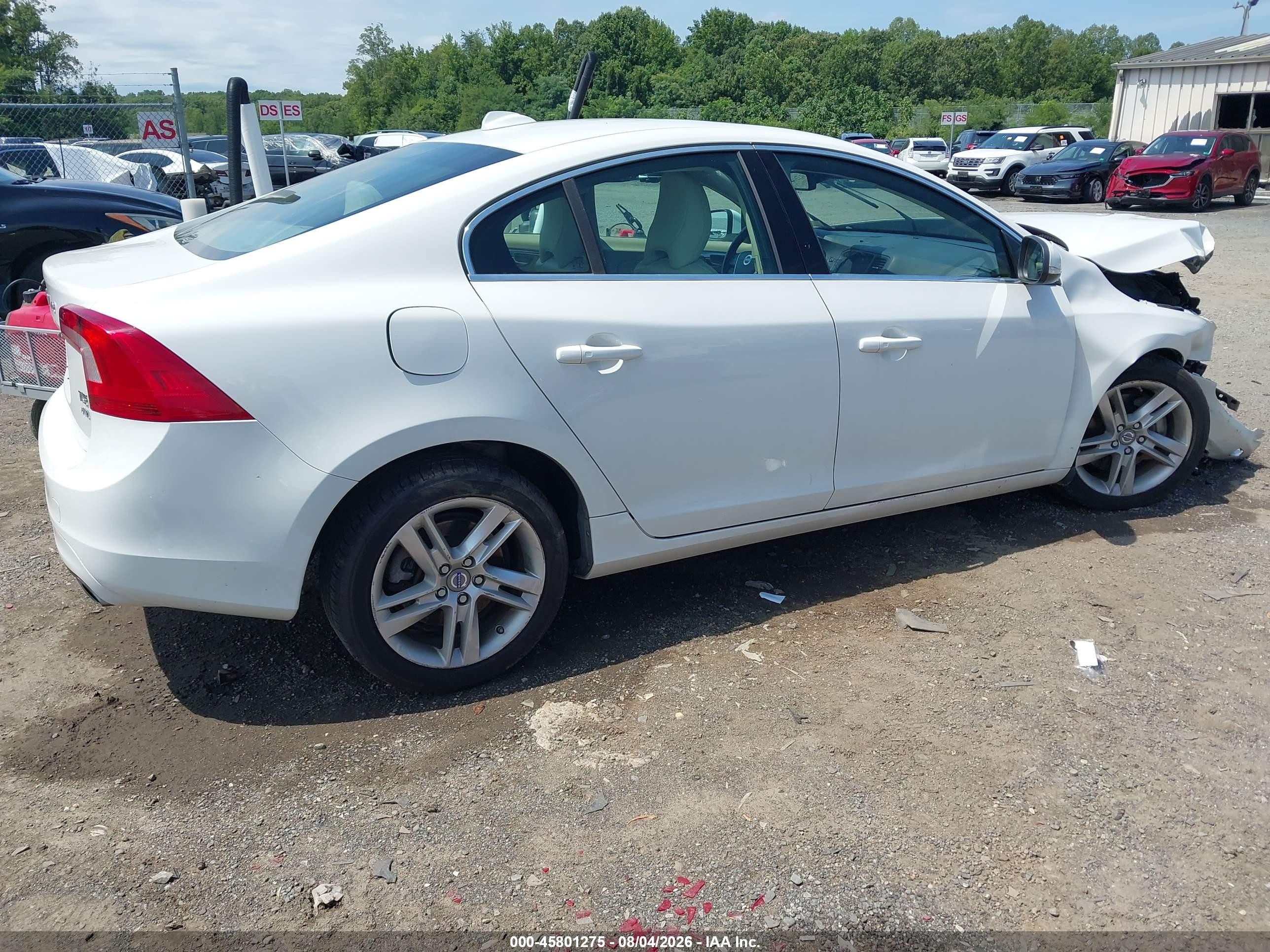 2014 Volvo S60 T5 Turquoise vin: YV1612FH3E2290675