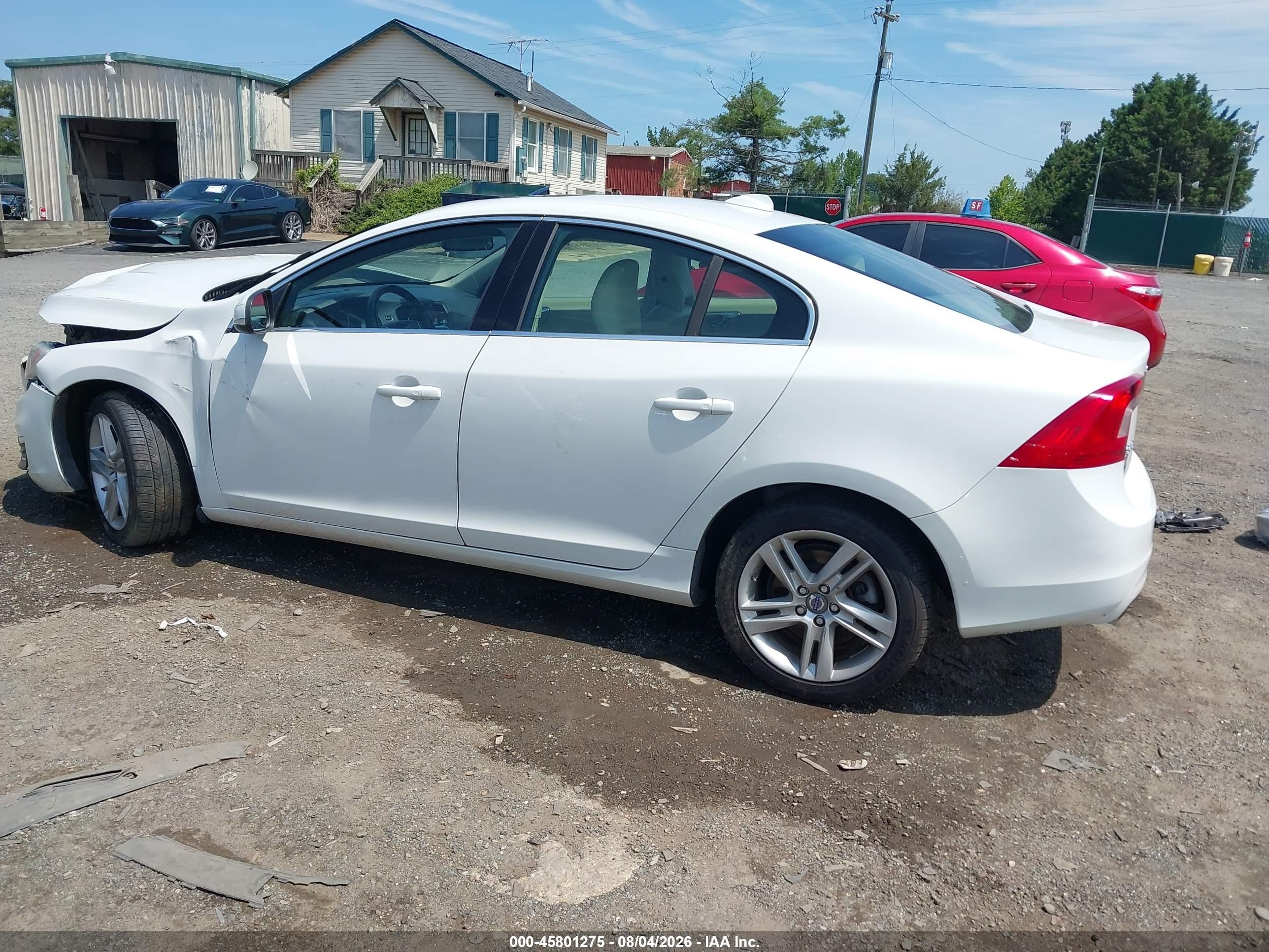 2014 Volvo S60 T5 Turquoise vin: YV1612FH3E2290675