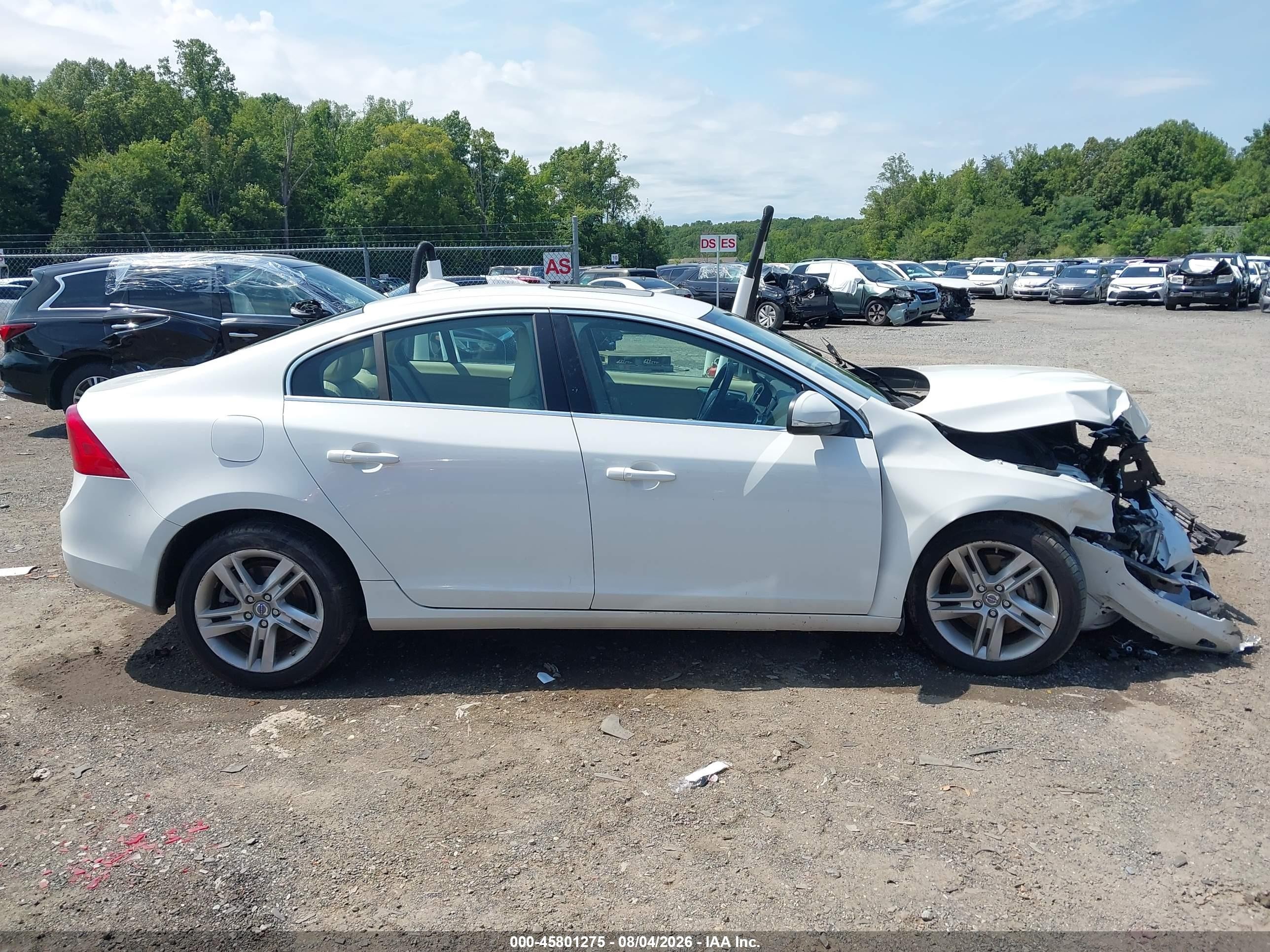2014 Volvo S60 T5 Turquoise vin: YV1612FH3E2290675