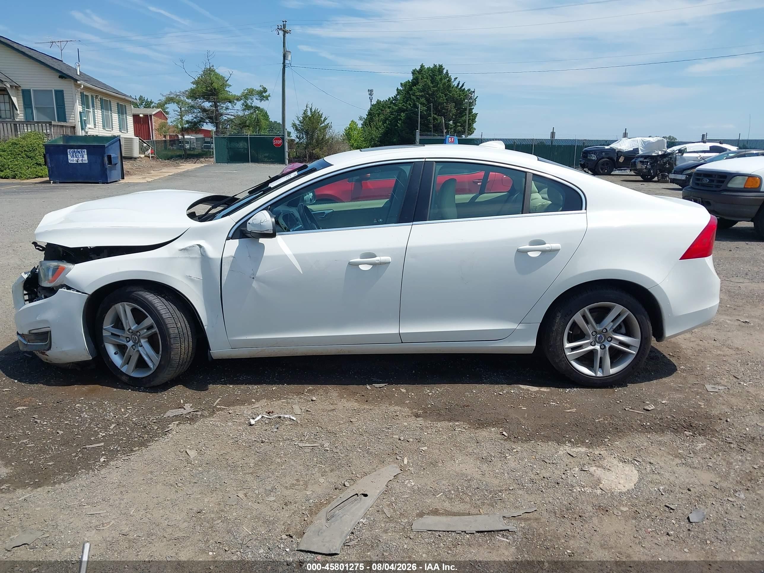 2014 Volvo S60 T5 Turquoise vin: YV1612FH3E2290675