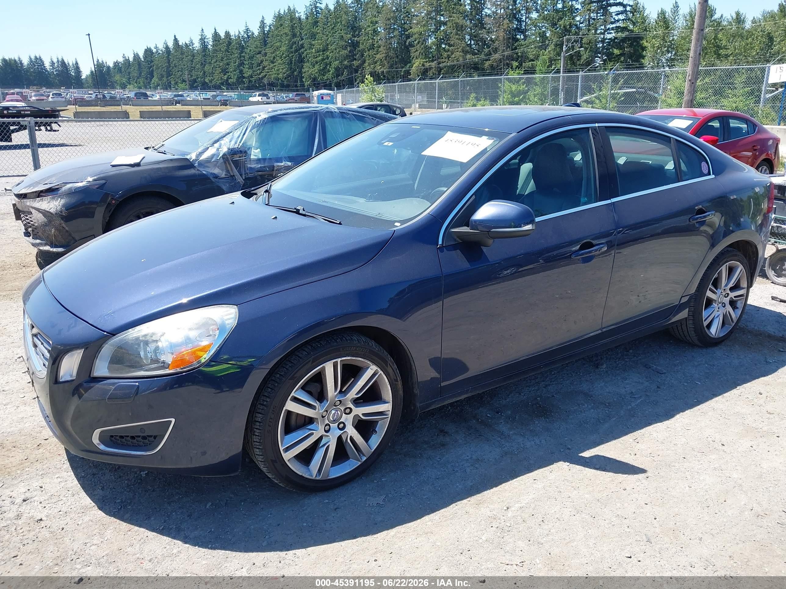 2013 Volvo S60 T5/t5 Platinum/t5 Premier/t5 Premier Plus Gray vin: YV1612FH4D2185125