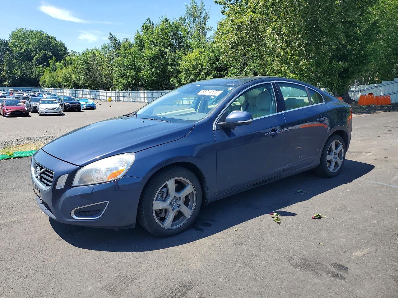 2013 Volvo S60 T5 Blue vin: YV1612FH4D2201260