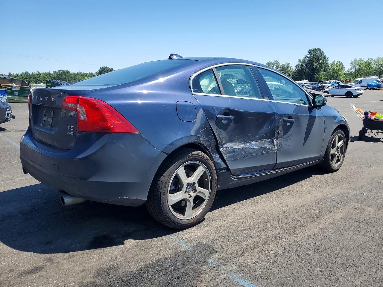 2013 Volvo S60 T5 Blue vin: YV1612FH4D2201260