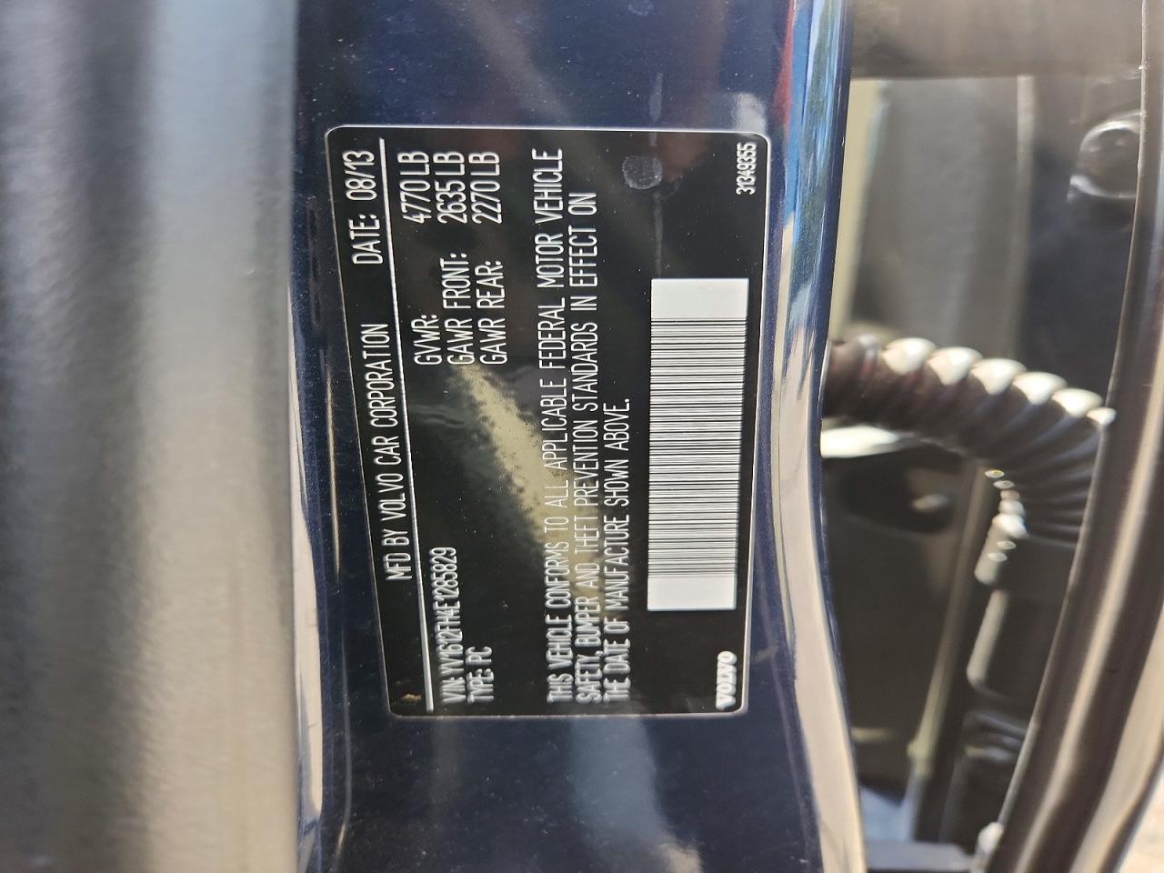 2014 Volvo S60 T5 Blue vin: YV1612FH4E1285829