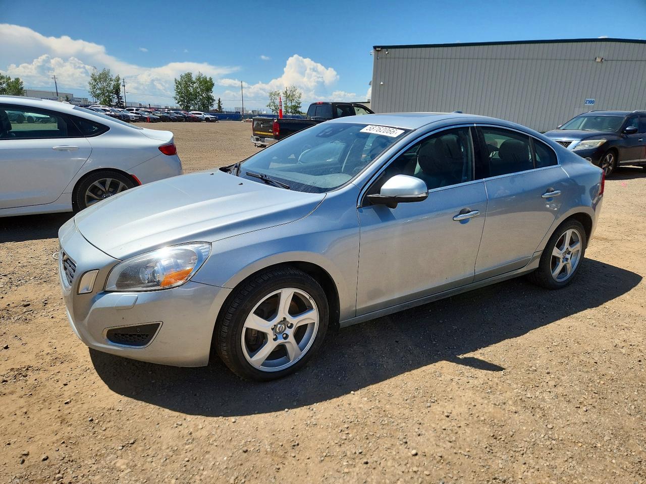 2013 Volvo S60 T5 Silver vin: YV1612FH5D1210989