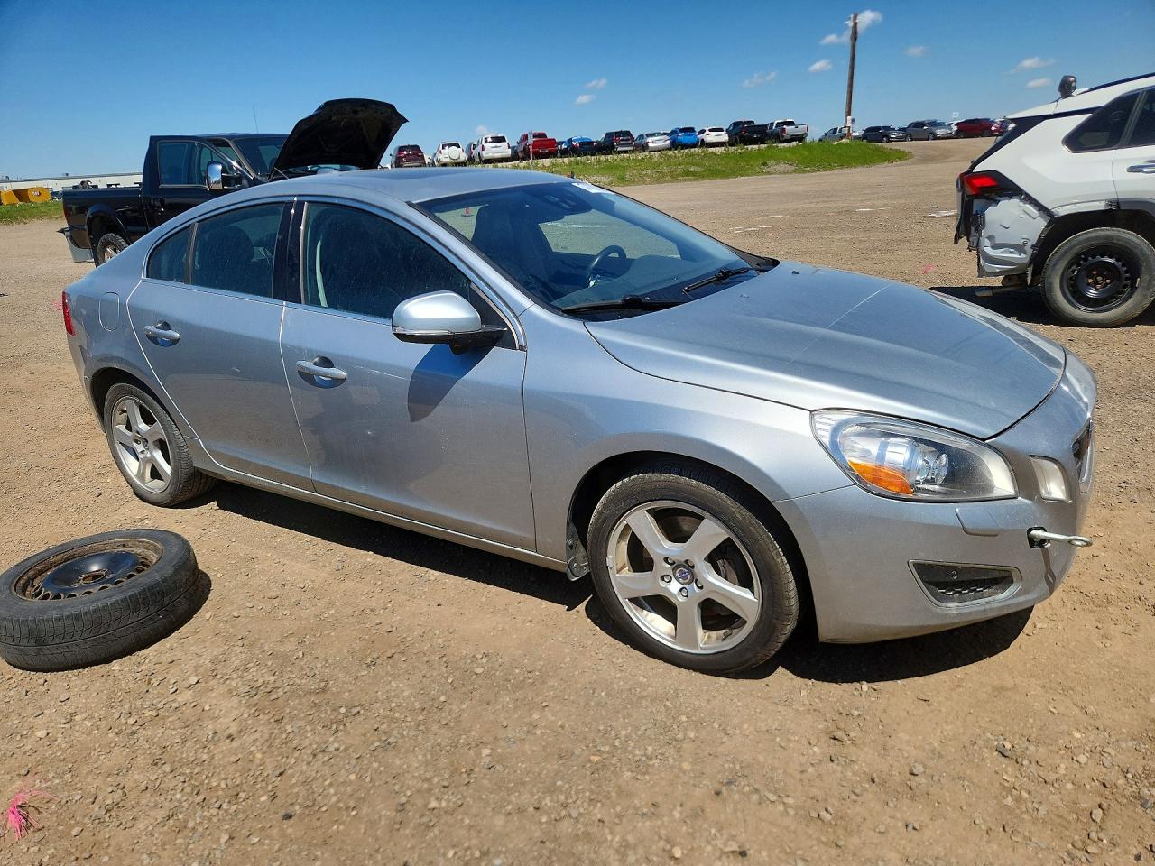 2013 Volvo S60 T5 Silver vin: YV1612FH5D1210989