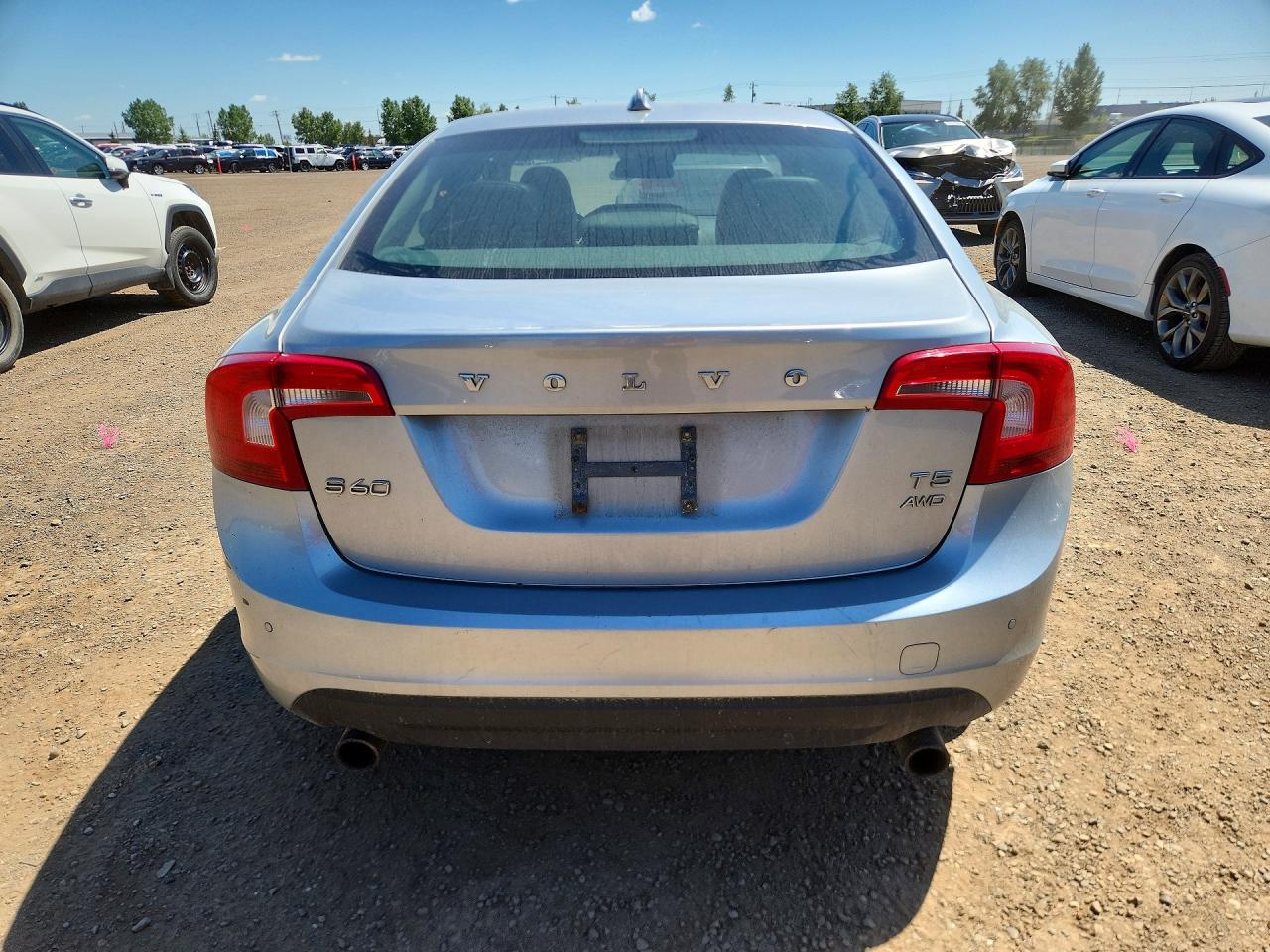 2013 Volvo S60 T5 Silver vin: YV1612FH5D1210989