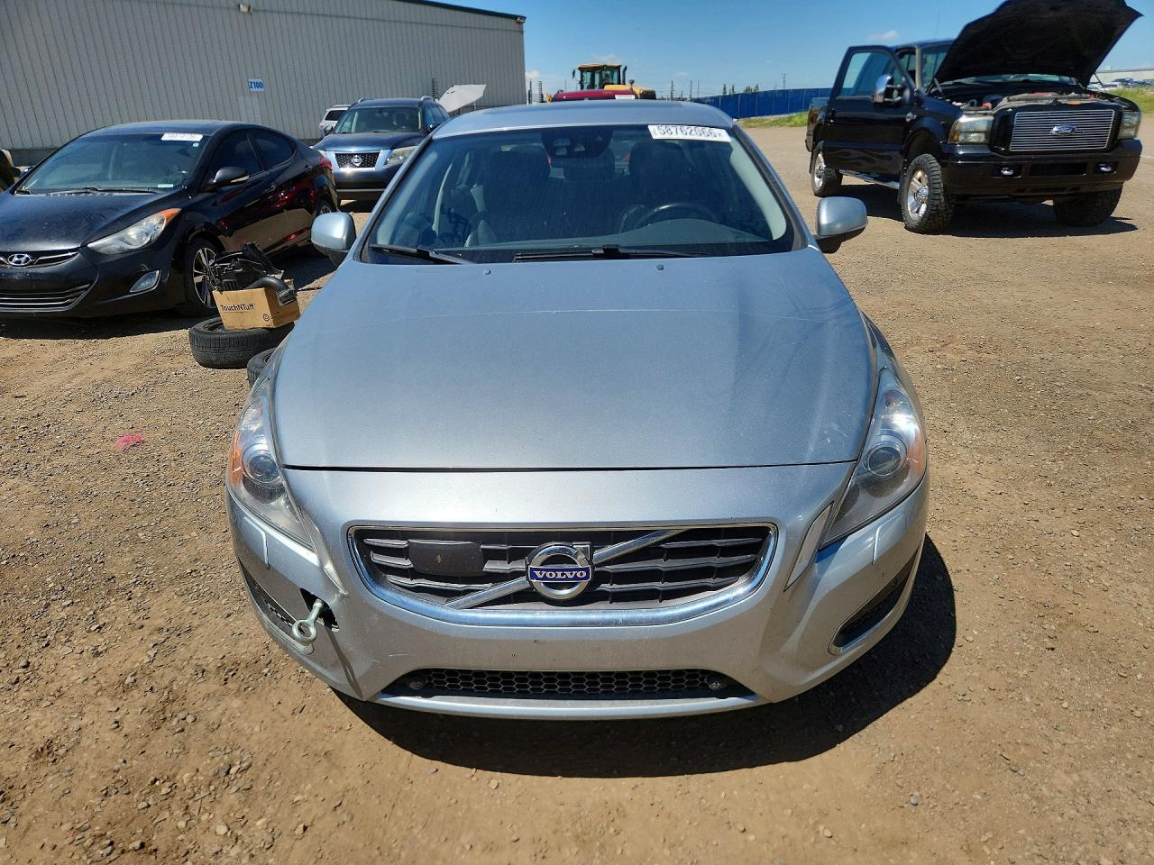 2013 Volvo S60 T5 Silver vin: YV1612FH5D1210989